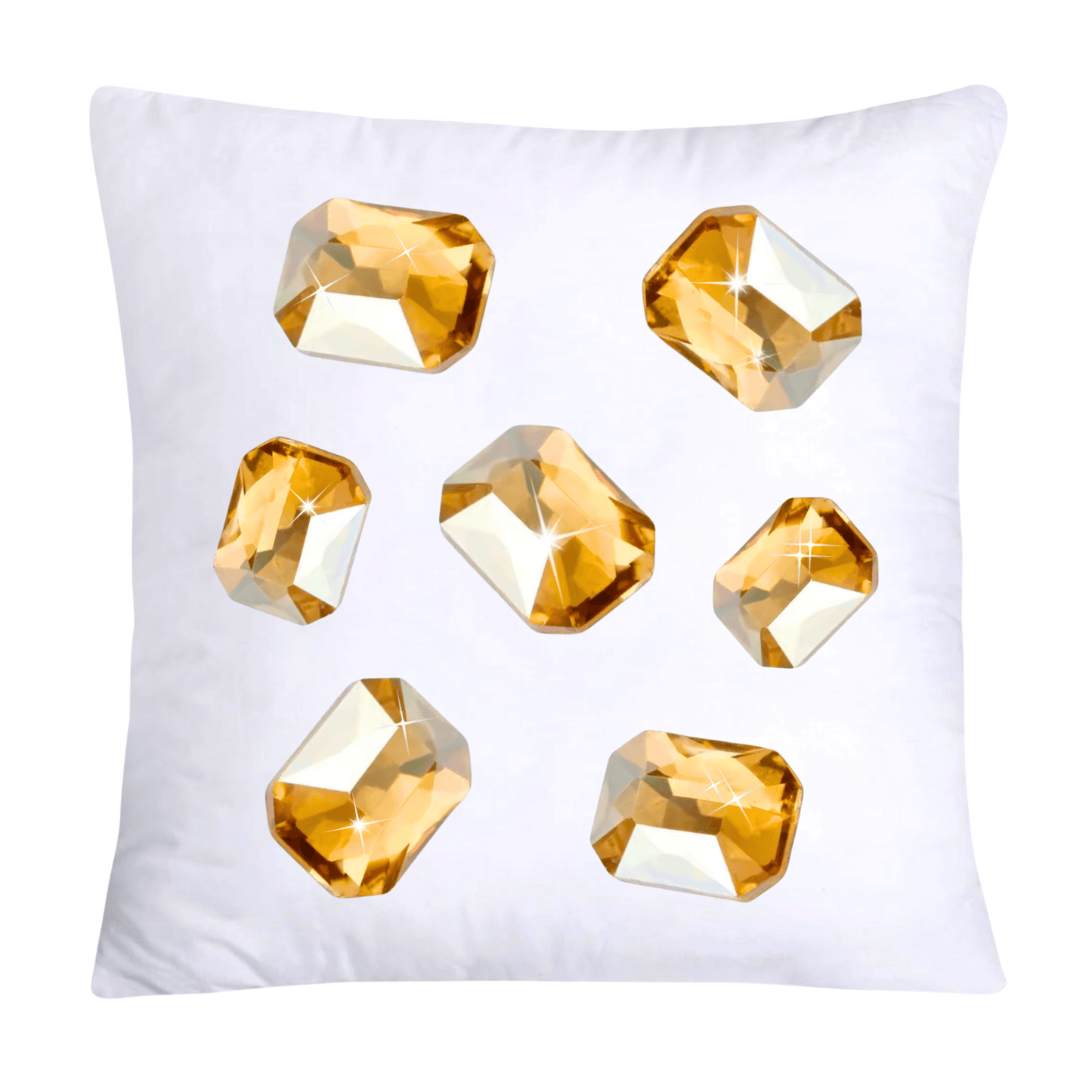 Sparkling Diamonds and Gemstone Pillow Covers-3770