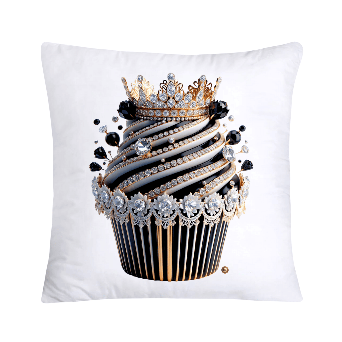 Royal and Wild Animal Print Cupcake Pillow Covers 18x18-3364