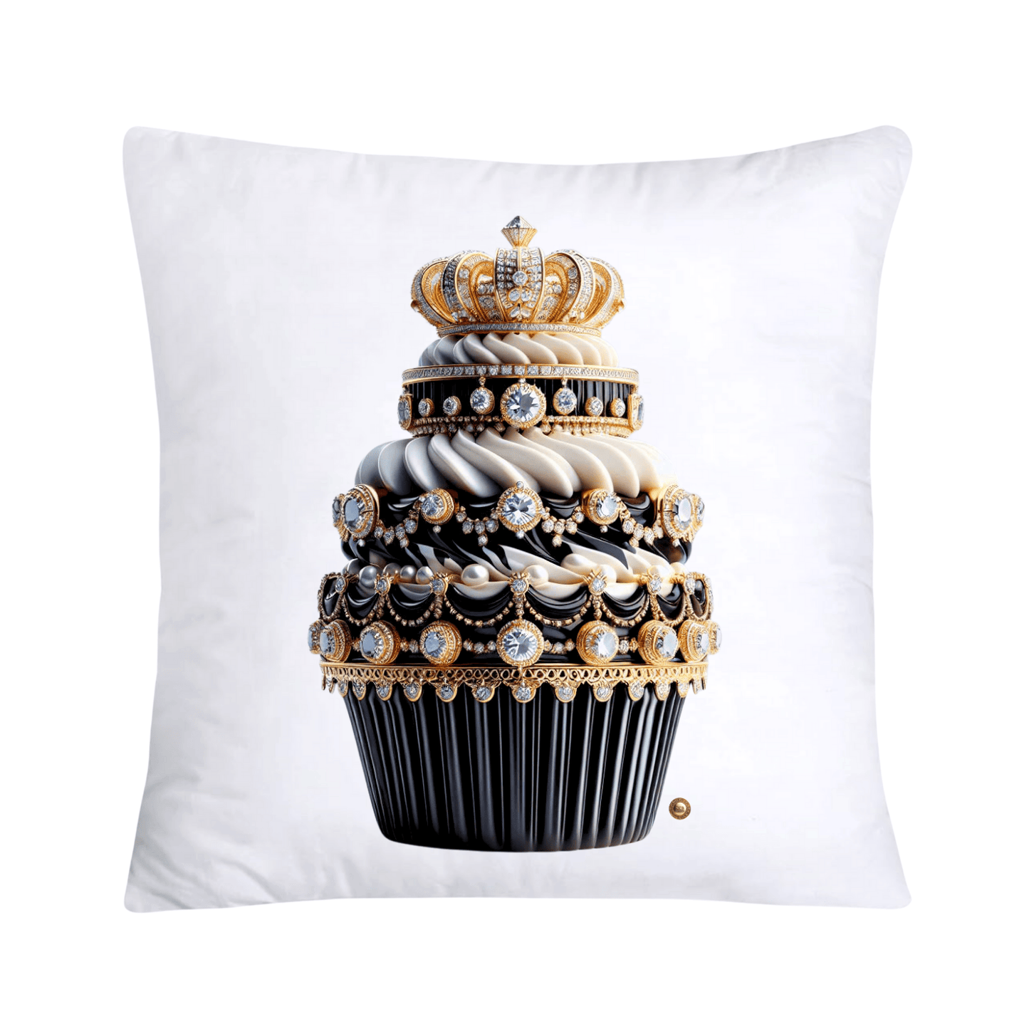Royal and Wild Animal Print Cupcake Pillow Covers 18x18-3389