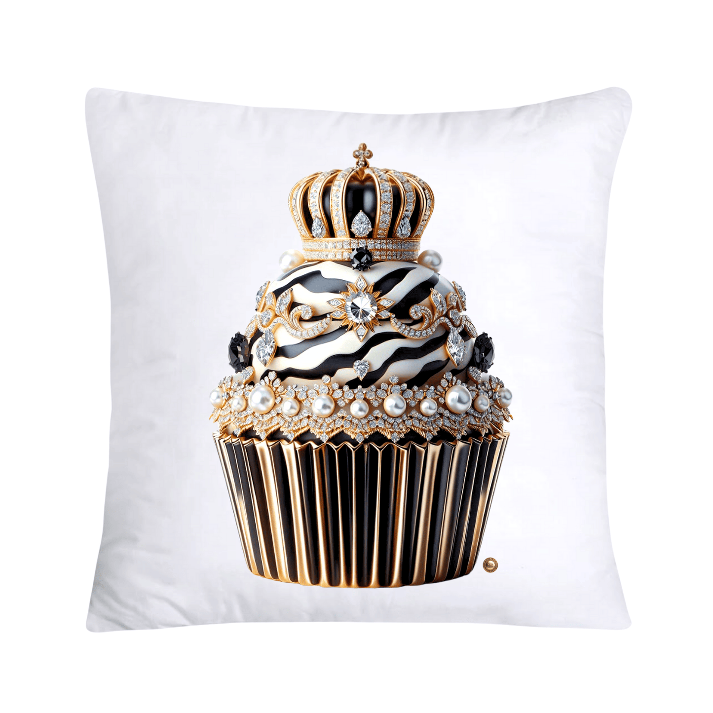 Royal and Wild Animal Print Cupcake Pillow Covers 18x18-3371