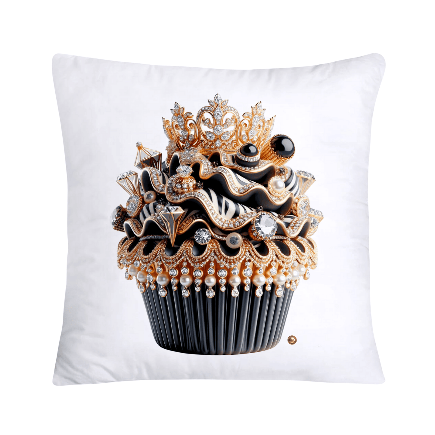 Royal and Wild Animal Print Cupcake Pillow Covers 18x18-3384