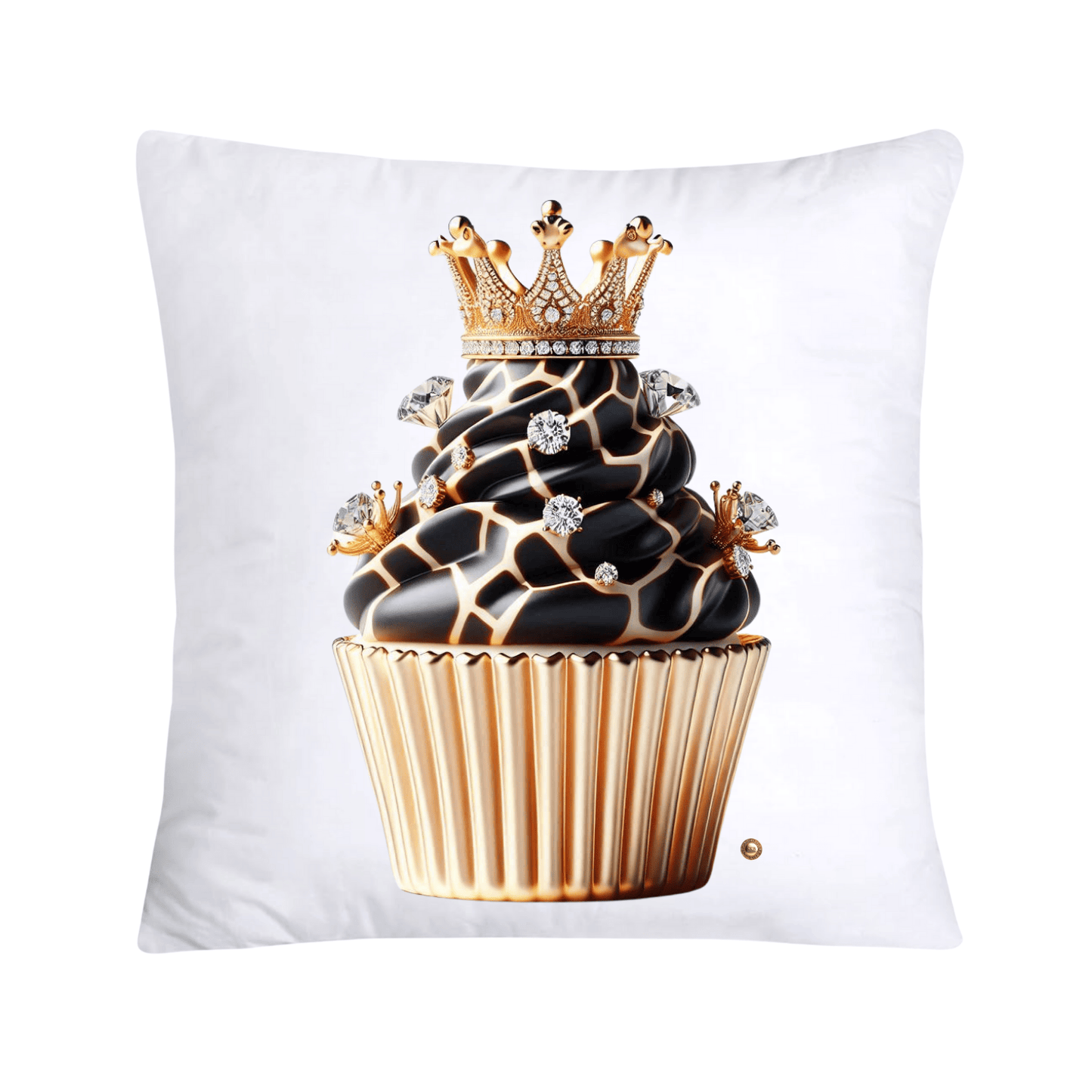 Royal and Wild Animal Print Cupcake Pillow Covers 18”X18”-3441