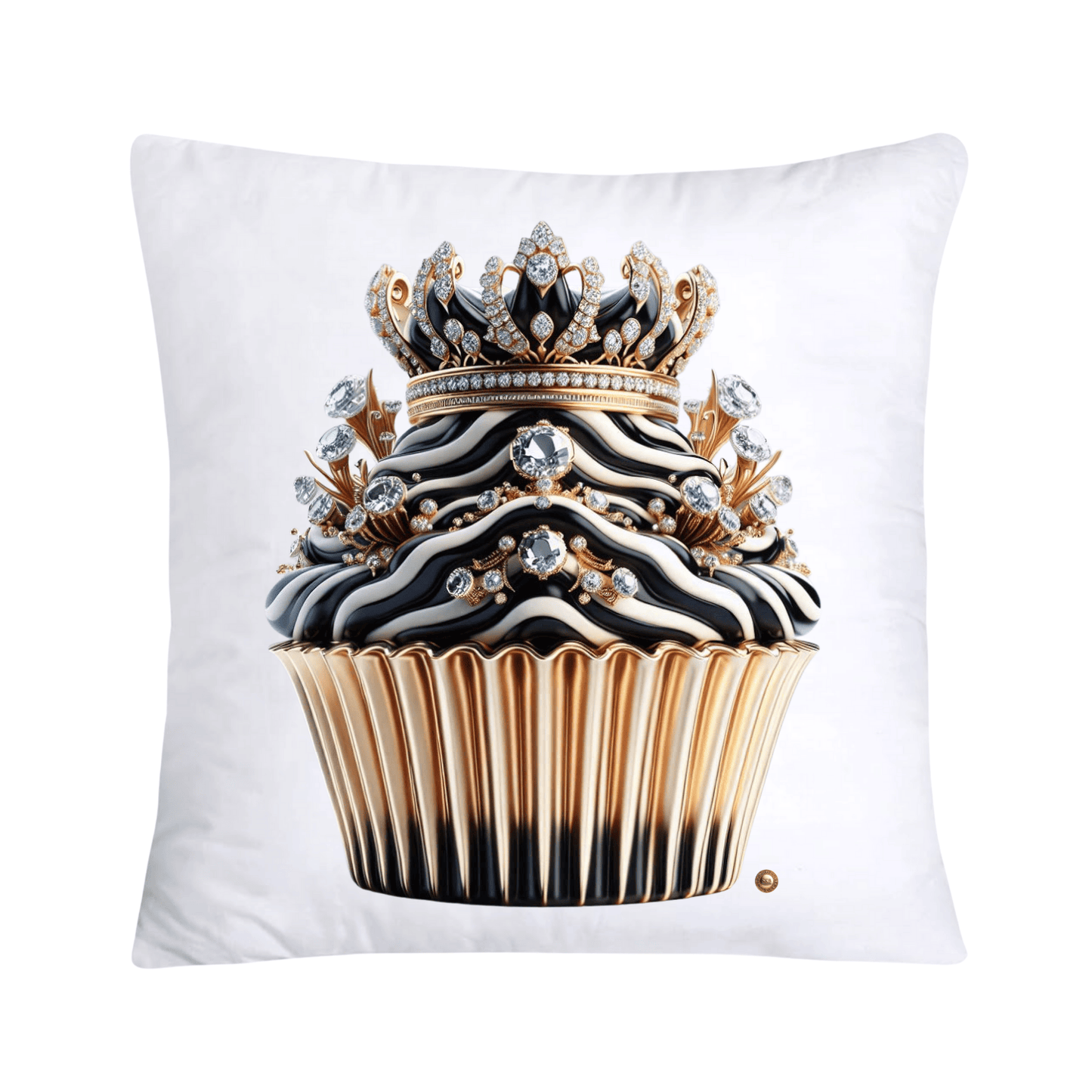 Royal and Wild Animal Print Cupcake Pillow Covers 18x18-3360