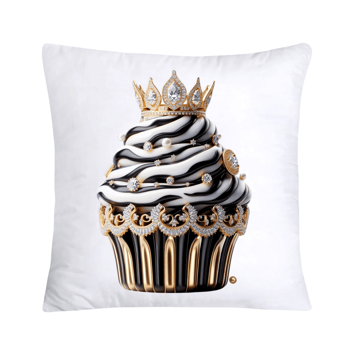 Royal and Wild Animal Print Cupcake Pillow Covers 18x18-3376