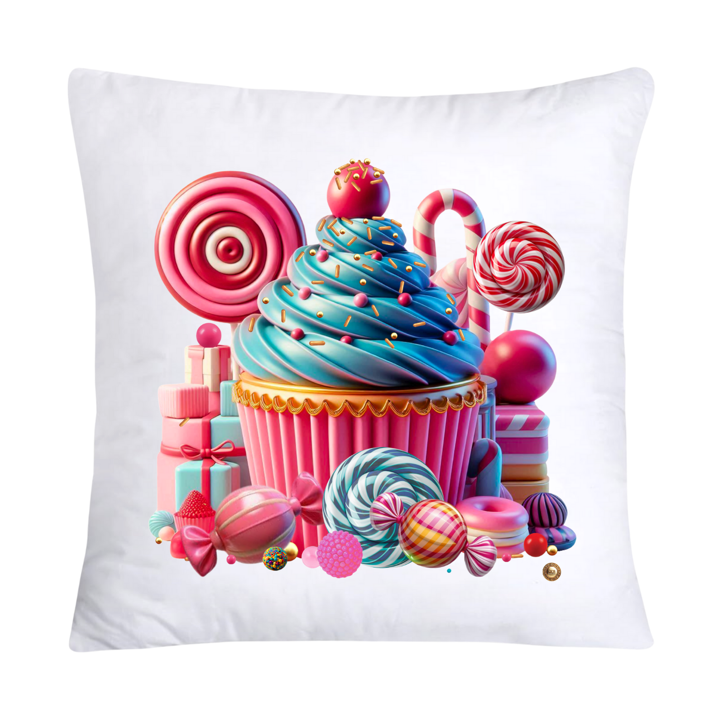 18x18 Cupcakes Donuts and Candy Speciality Pillow Covers-671