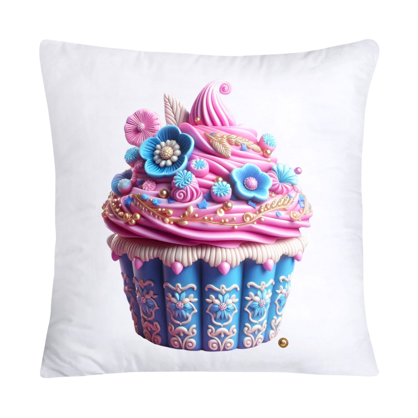 Pastel Cupcakes and Candy Pillow Covers 18x18-2417