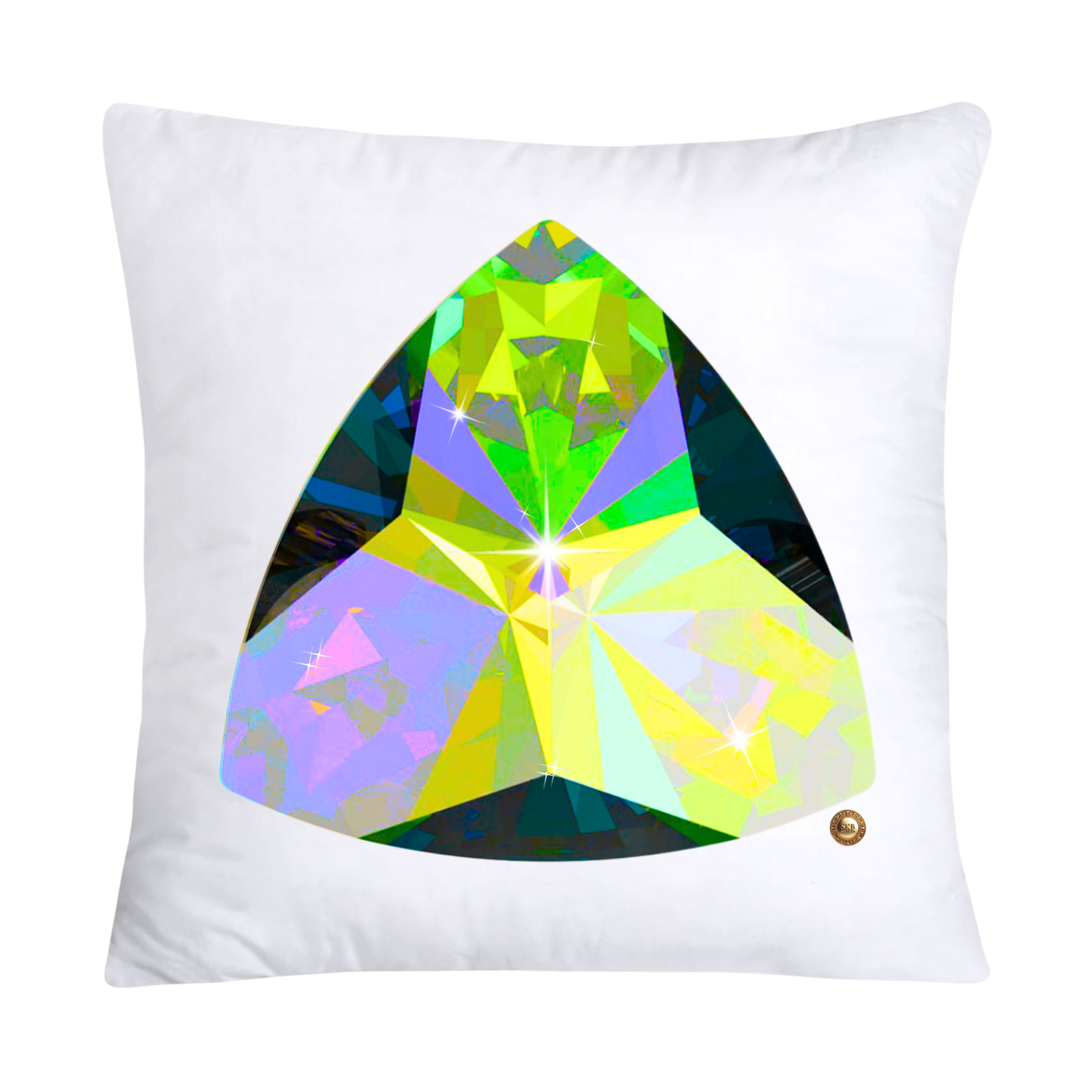 Sparkling Diamonds and Gemstone Pillow Covers 18x18-2135