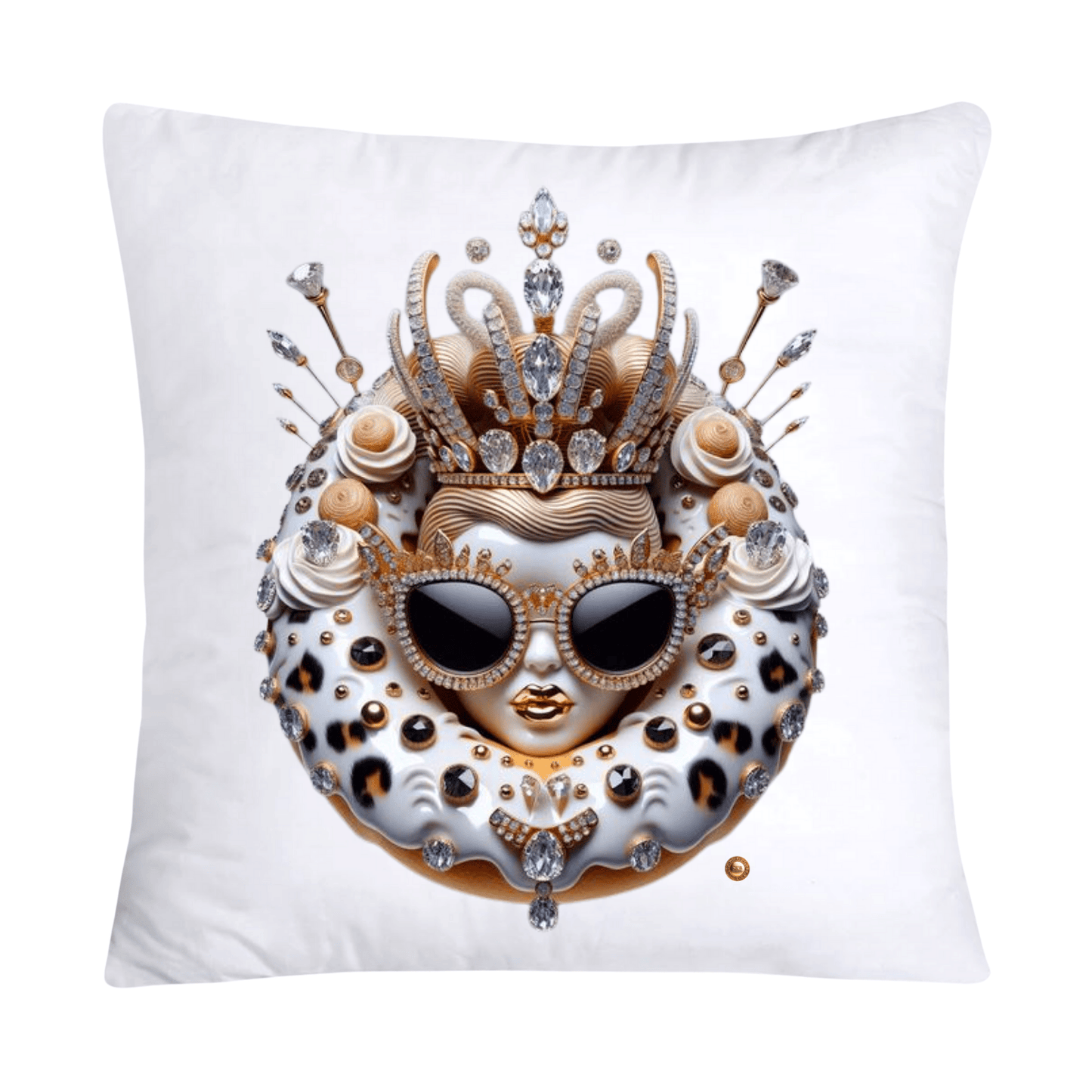 Wild Royal Animal Print Donut Pillow Covers-1949