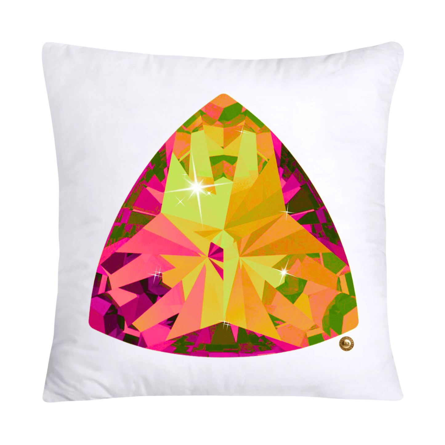 Sparkling Diamonds and Gemstone Pillow Covers 18x18-2128