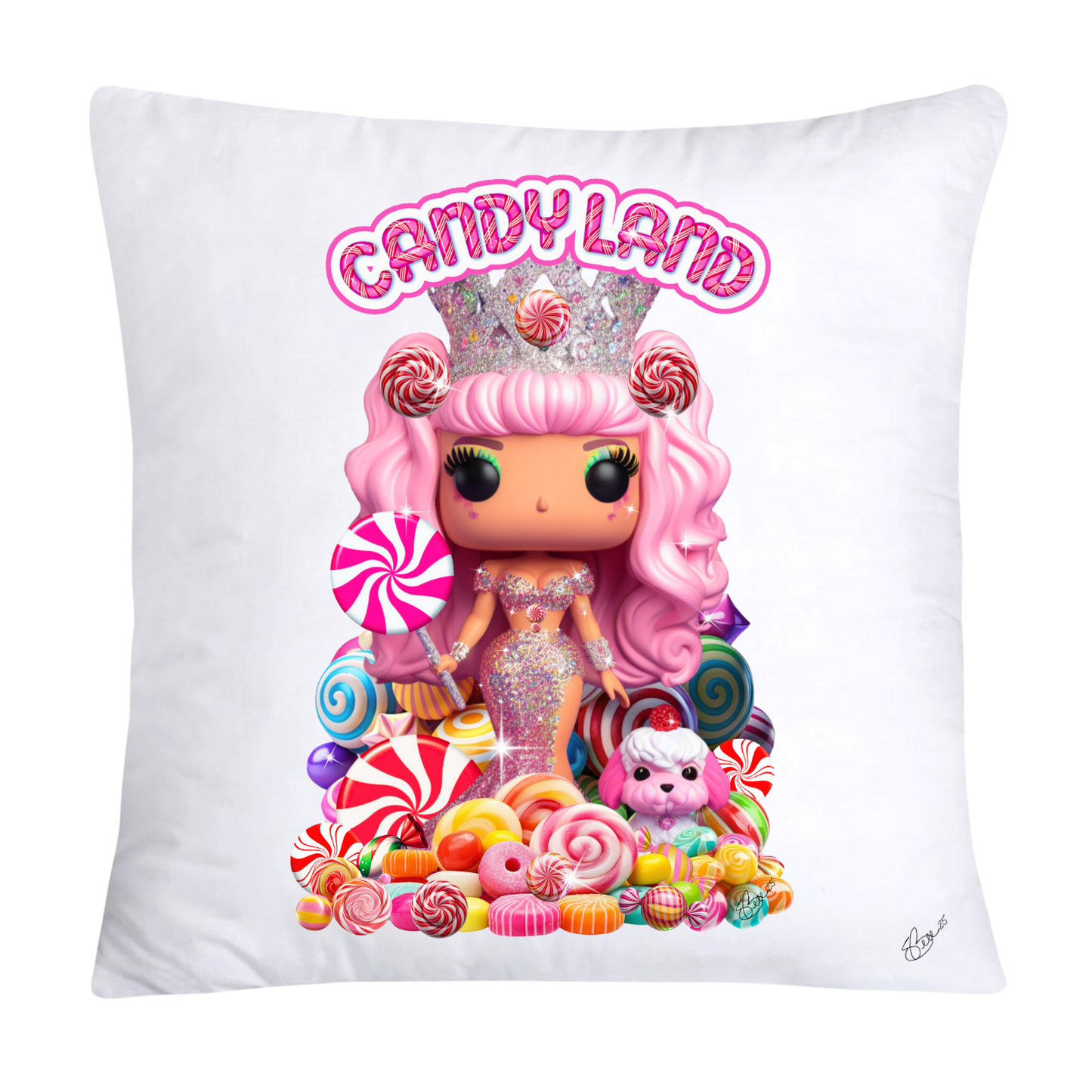 Royal Queen of Candy Land Pillow Covers-2505
