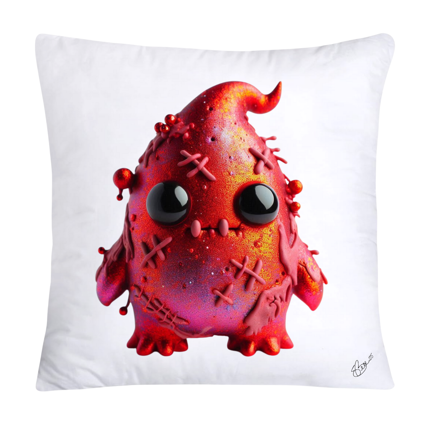 Monster Botched Babies “EDDIE EX FLAME” - Monster Pillow Covers - 2891