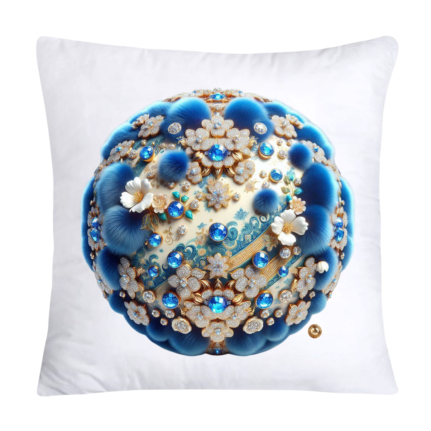 Blue Willow Ball/Orb Ornament Pillow Covers-2616