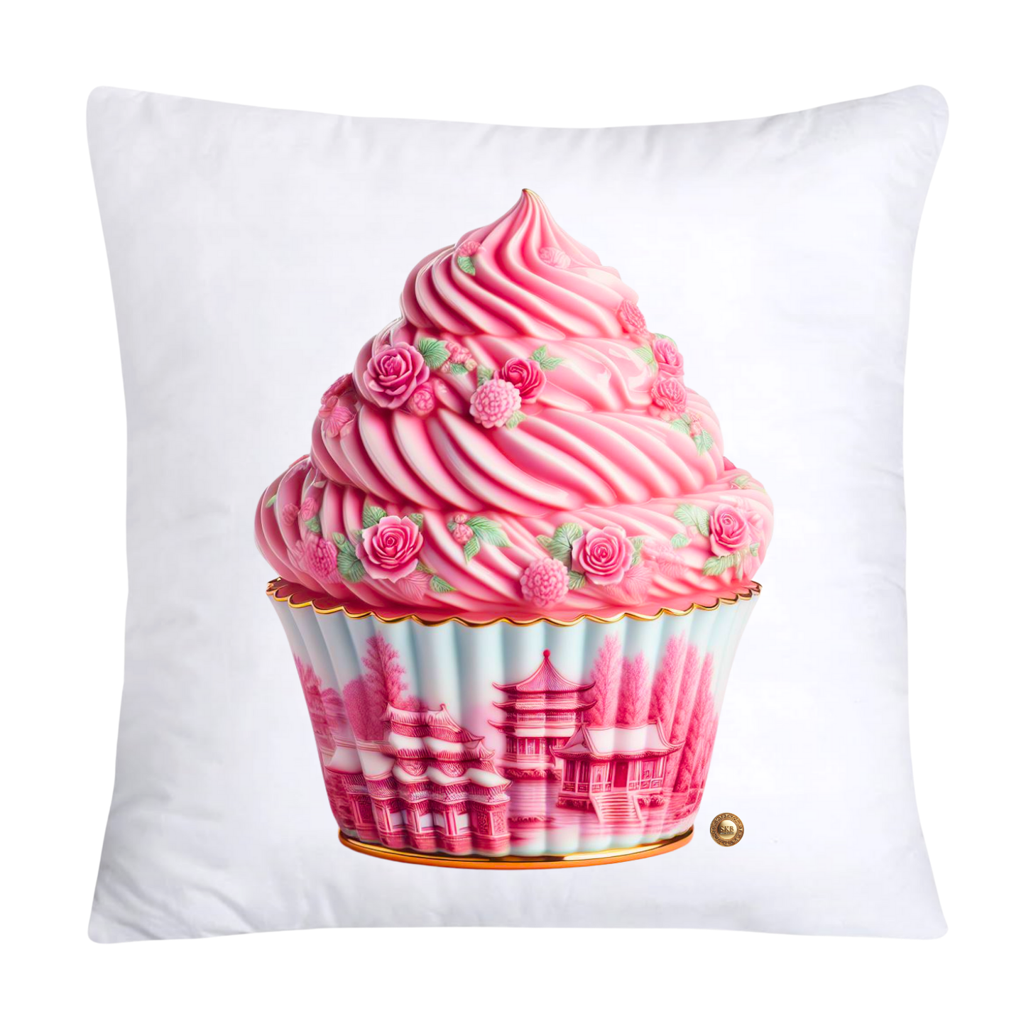 Pink Willow 18x18 Chinoiserie Cupcake Pillow Covers-4757
