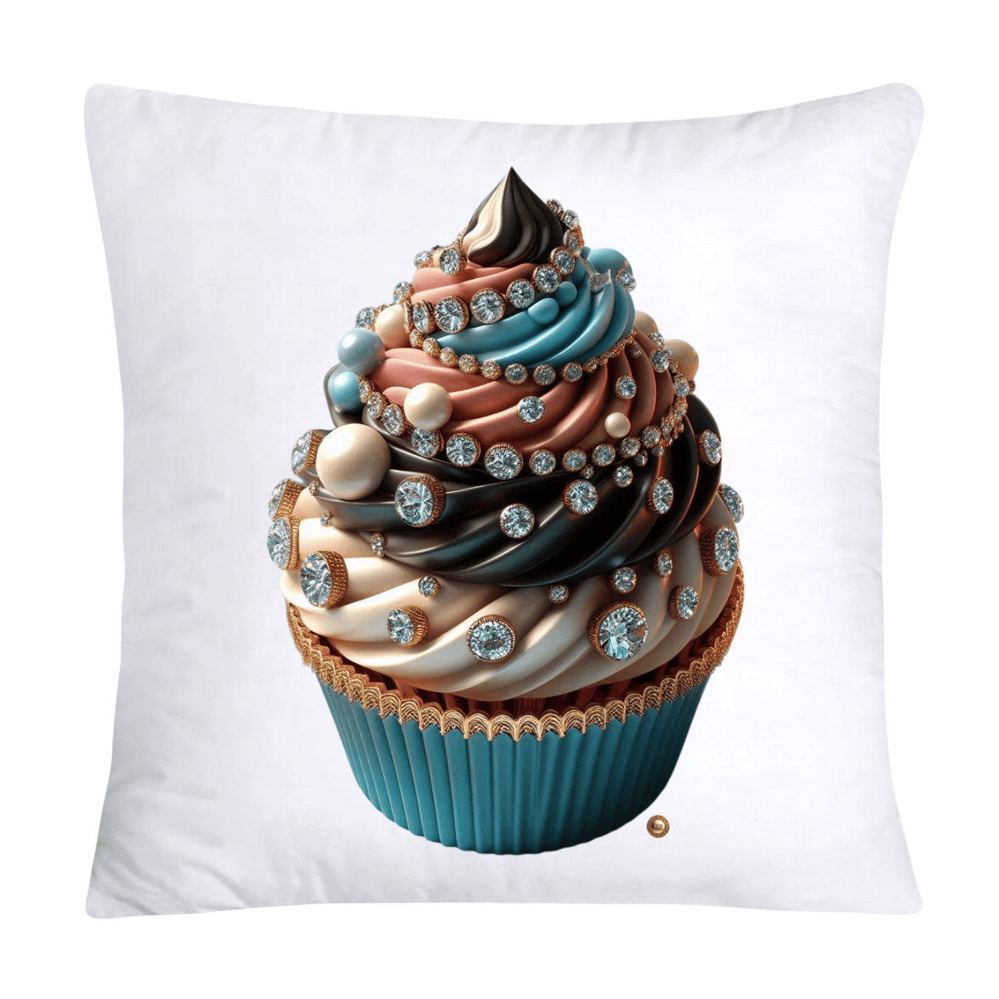Wild Animal Print Cupcake Throw Pillow Covers 18X18-3726