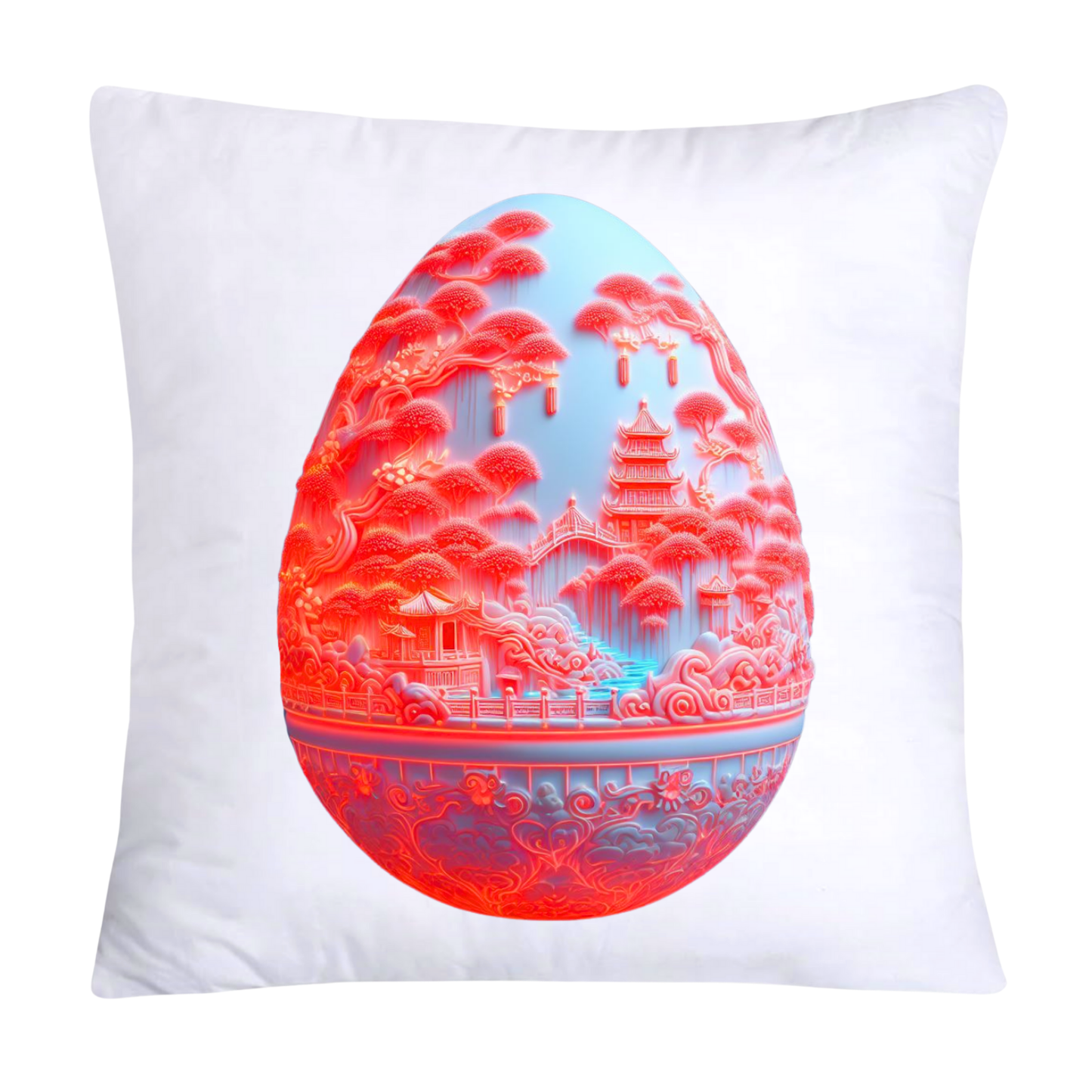 Orange Willow Egg 18x18 Pillow Covers-989