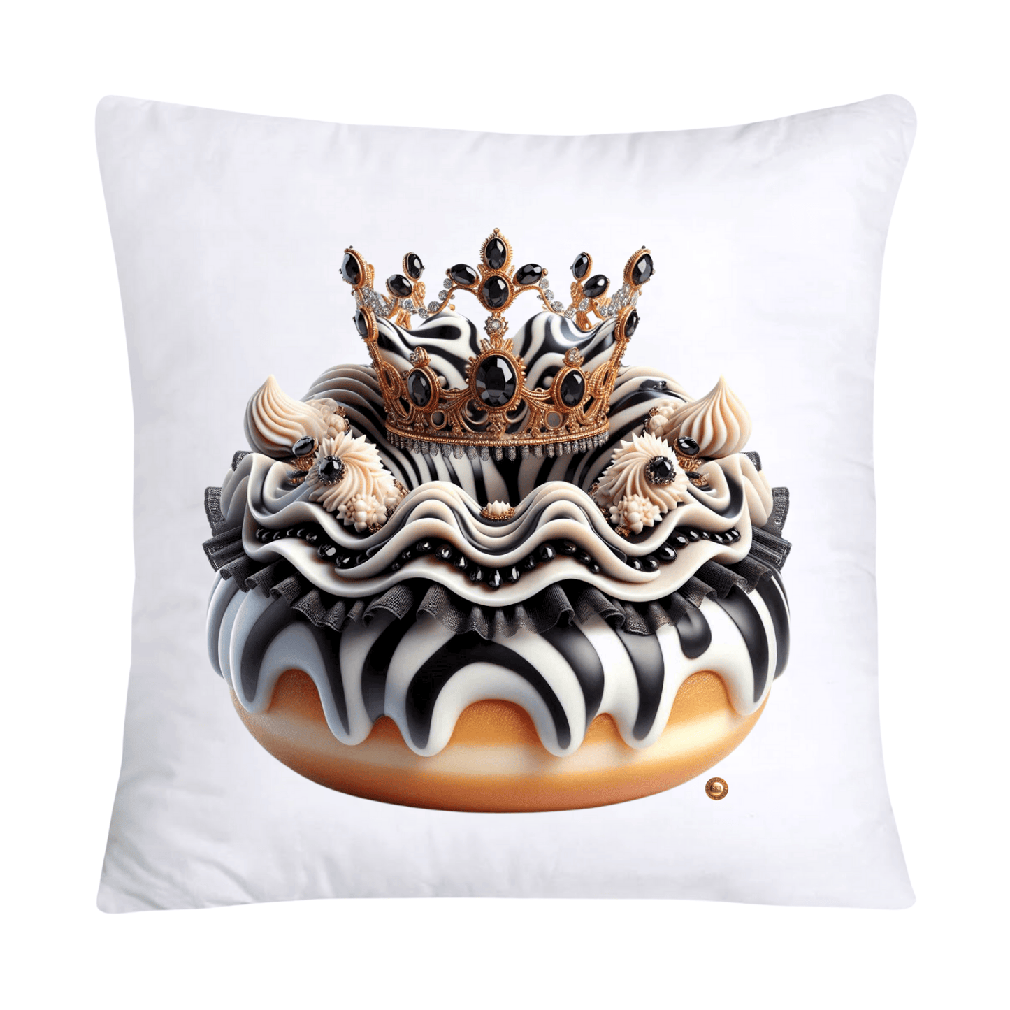 18x18 Wild Royal Animal Print Donut Pillow Covers-1987