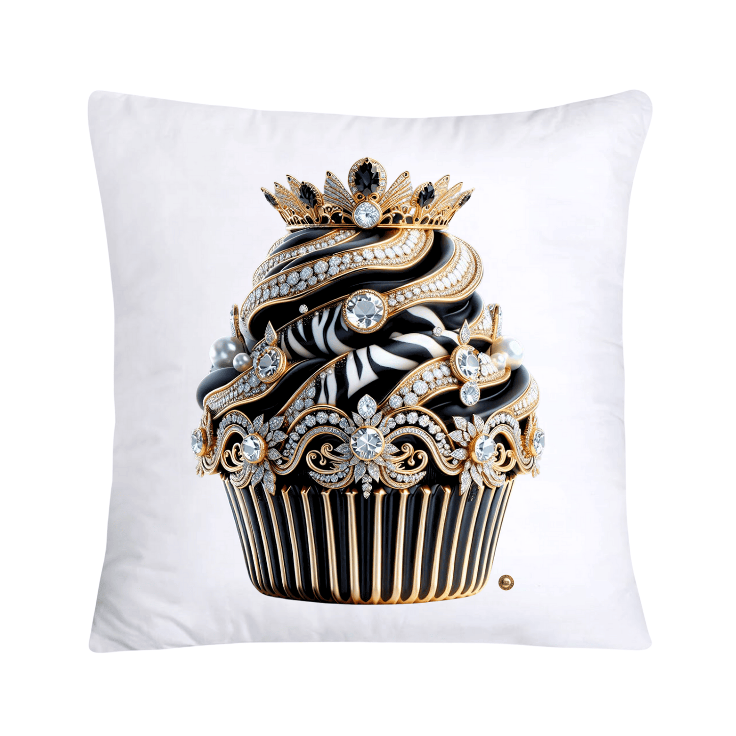 Royal and Wild Animal Print Cupcake Pillow Covers 18x18-3334