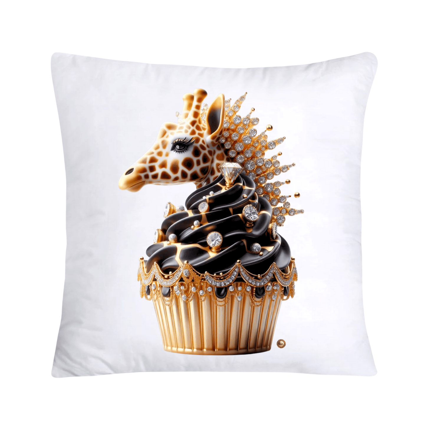 Royal and Wild Animal Print Cupcake Pillow Covers 18x18-3316