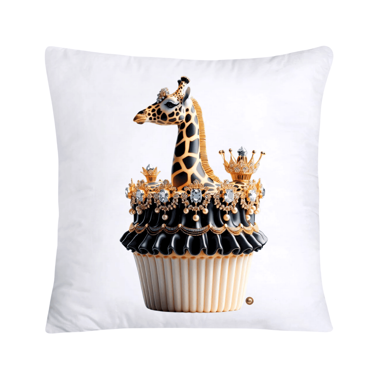 Royal and Wild Animal Print Cupcake Pillow Covers 18x18-3342