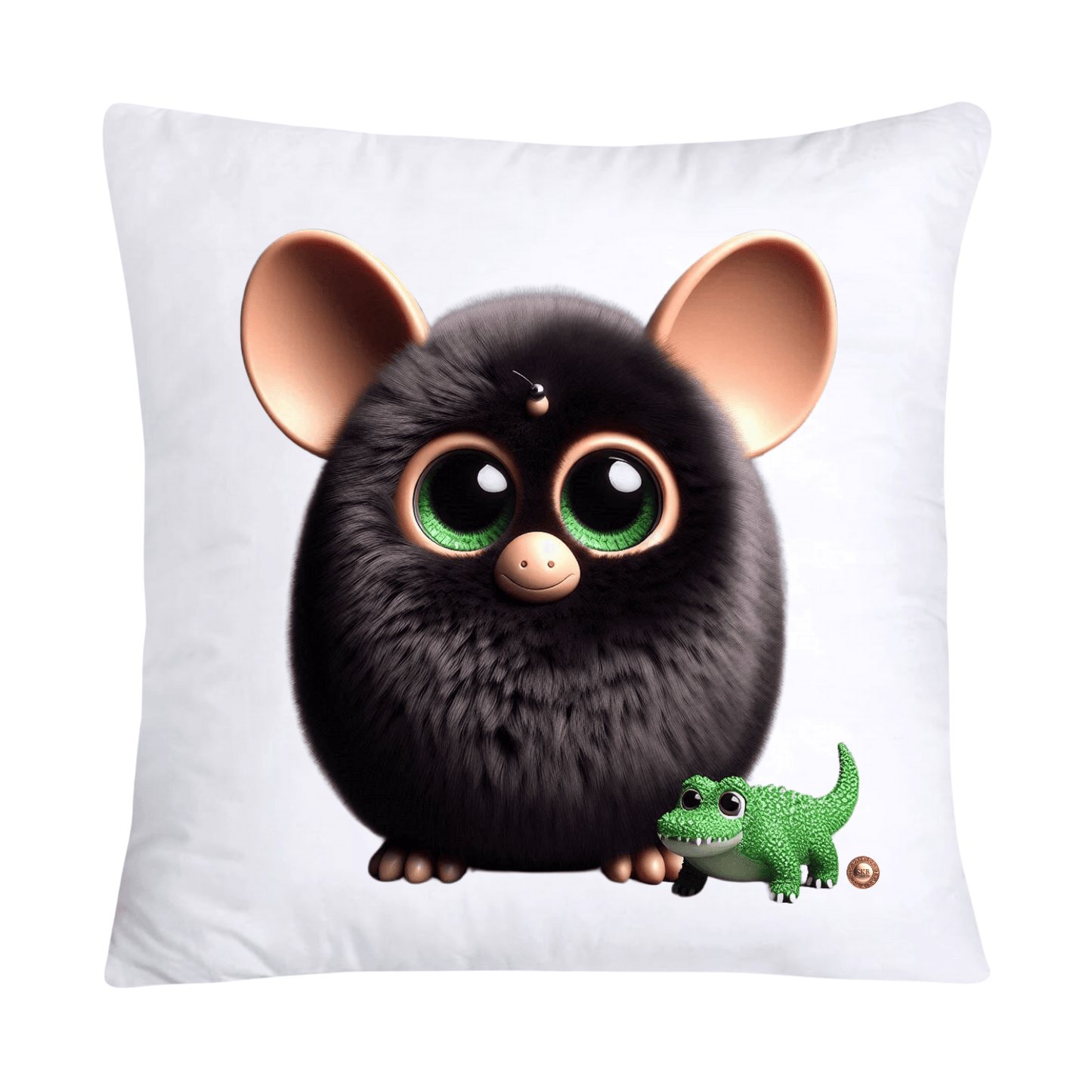 Furry Cajun Swamp Monster and His Pet Gator Pillow Covers-769