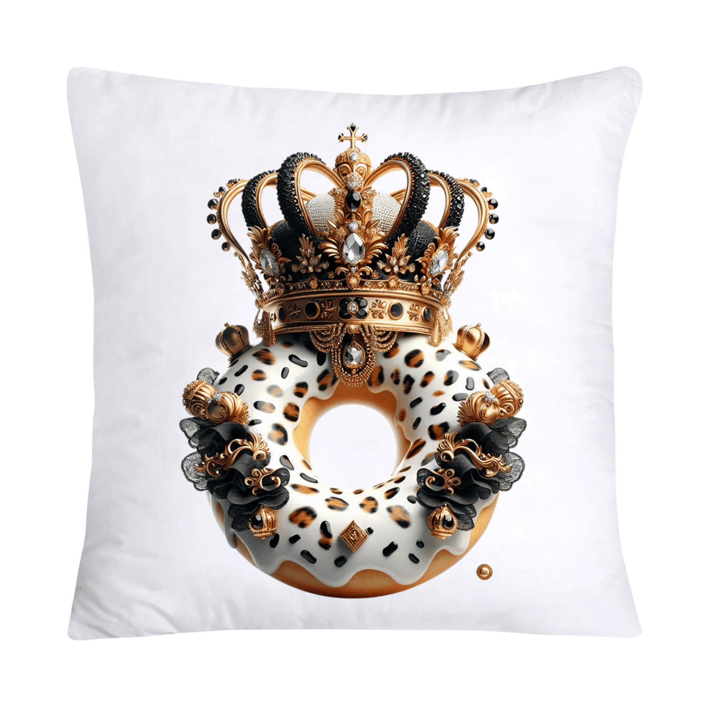 18x18 Wild Royal Animal Print Donut Pillow Covers-1994