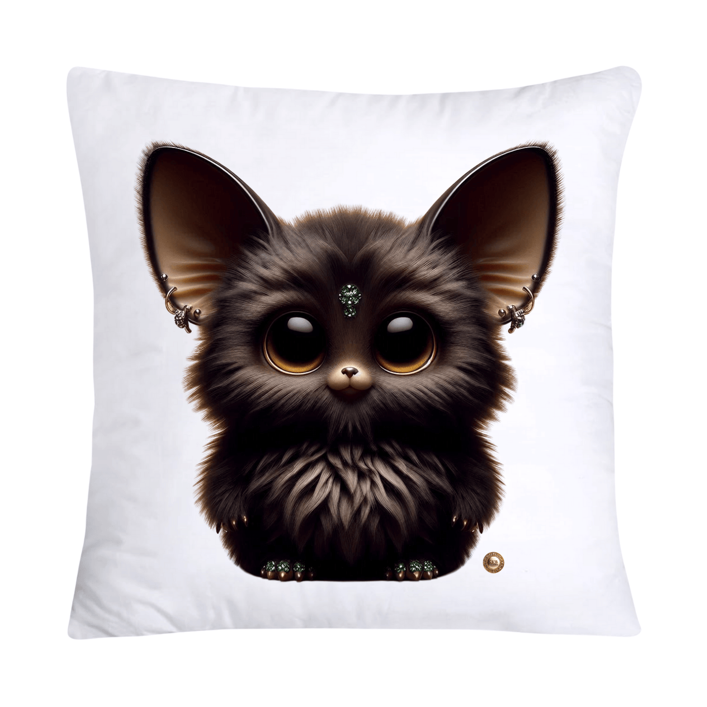 Furry Cajun Swamp Monster and His Pet Gator Pillow Covers-695