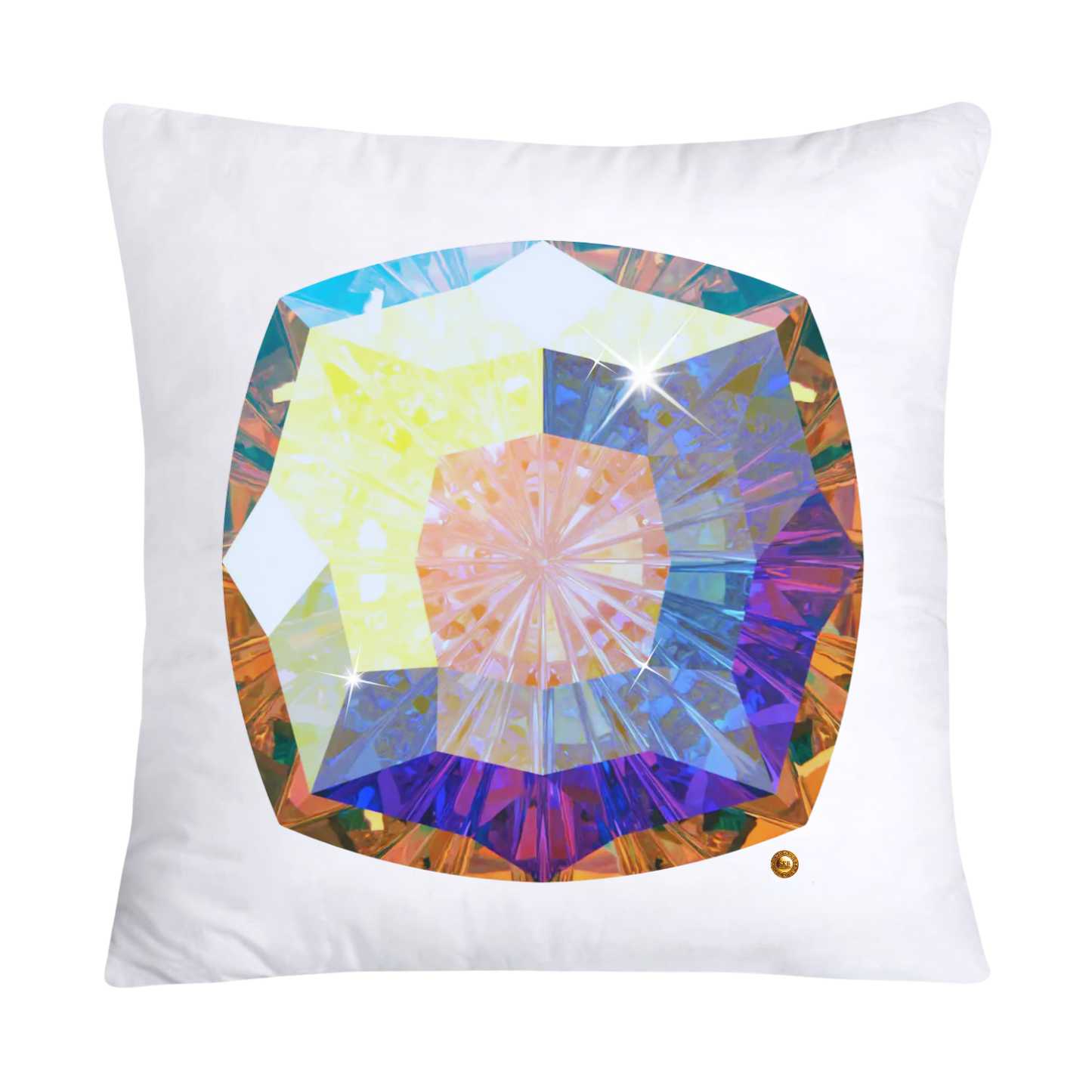 Sparkling Diamonds and Gemstone Pillow Covers 18x18-2148
