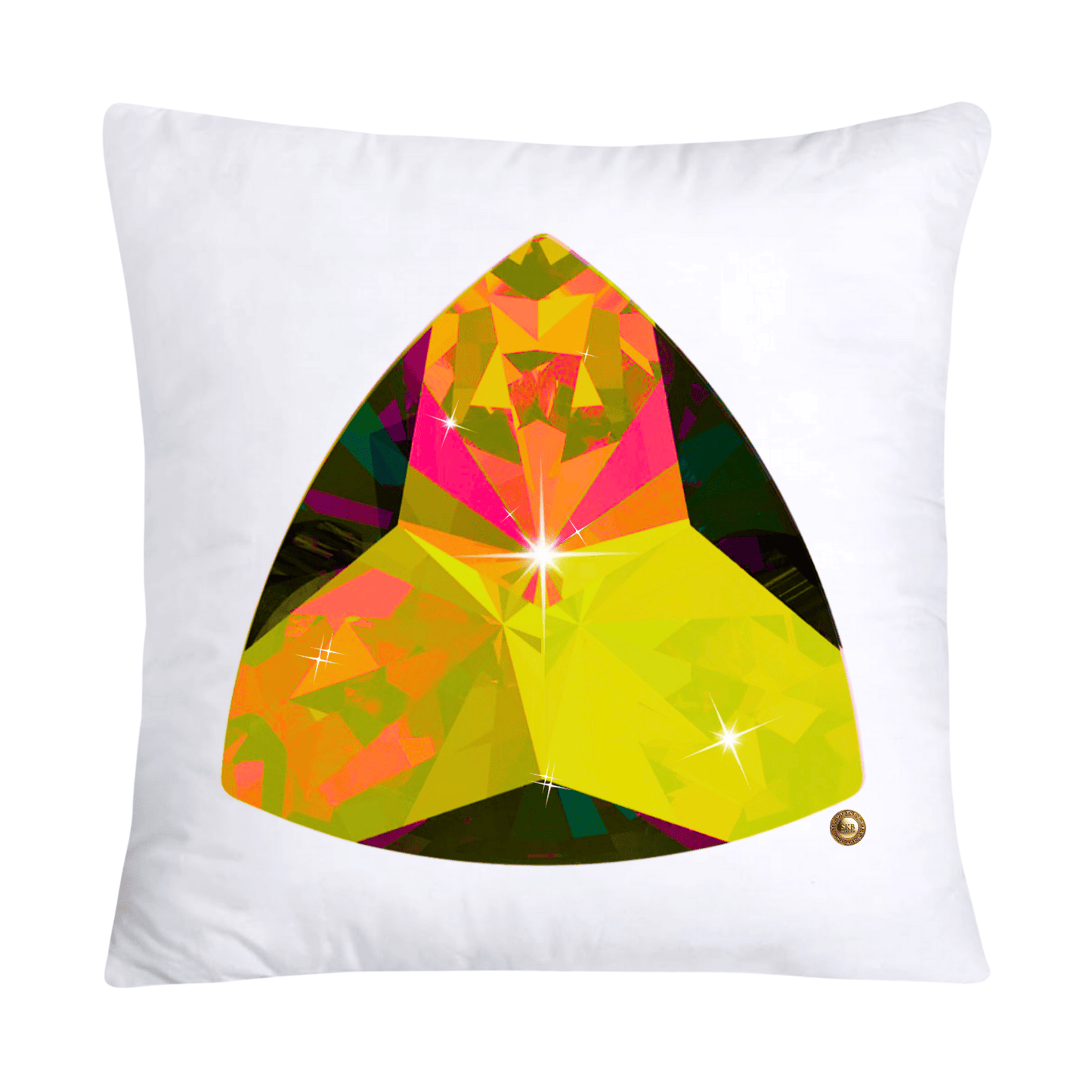 Sparkling Diamonds and Gemstone Pillow Covers 18x18-2146