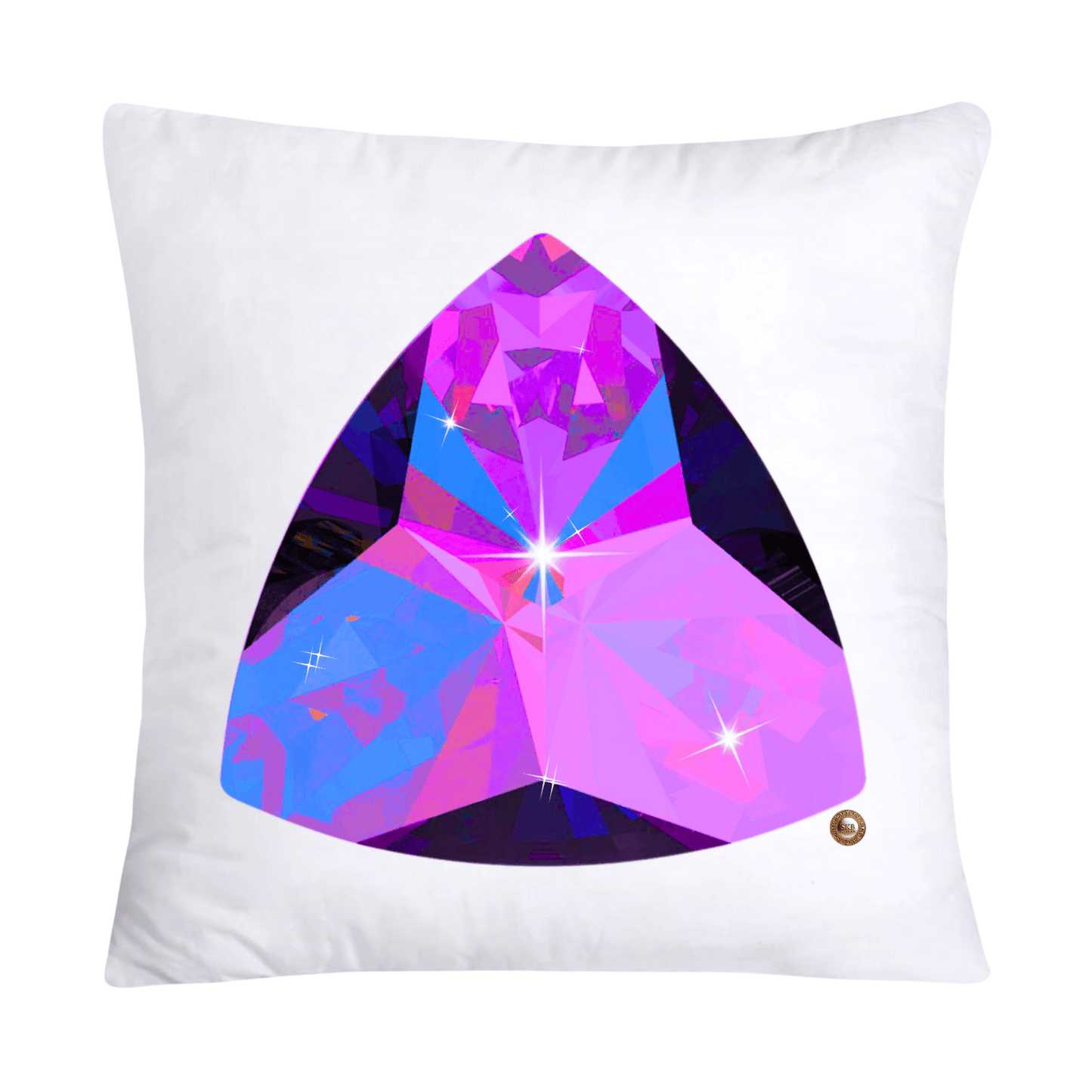 Sparkling Diamonds and Gemstone Pillow Covers 18x18-2143