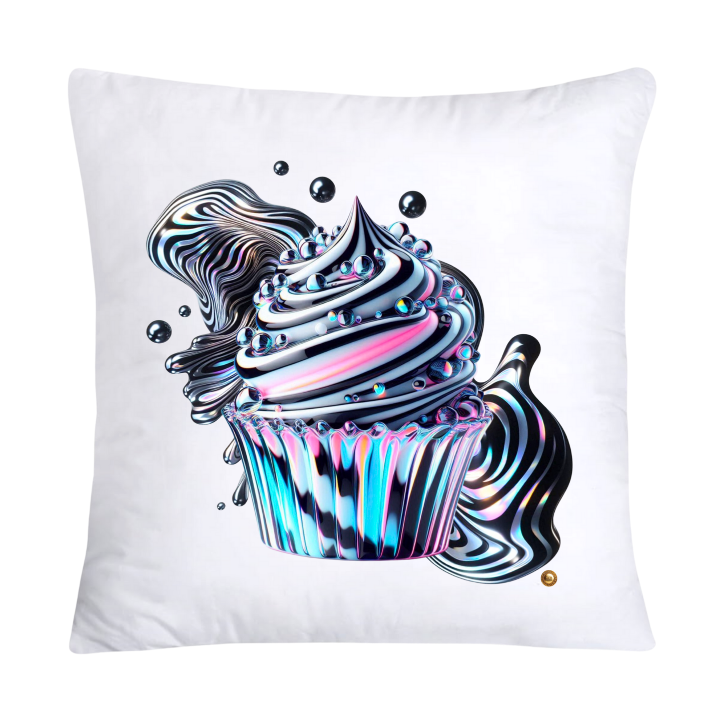 Wild Animal Zebra Print Specialty Cupcake Pillow Covers-135