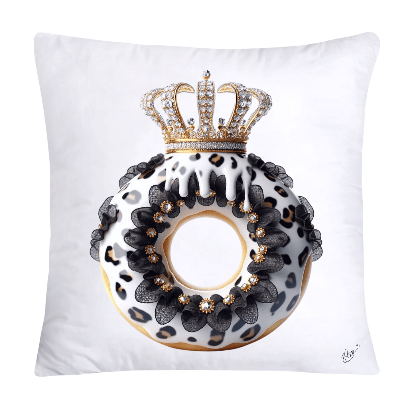 Wild and Royal Animal Print Donut 18x18 Pillow Covers-2026
