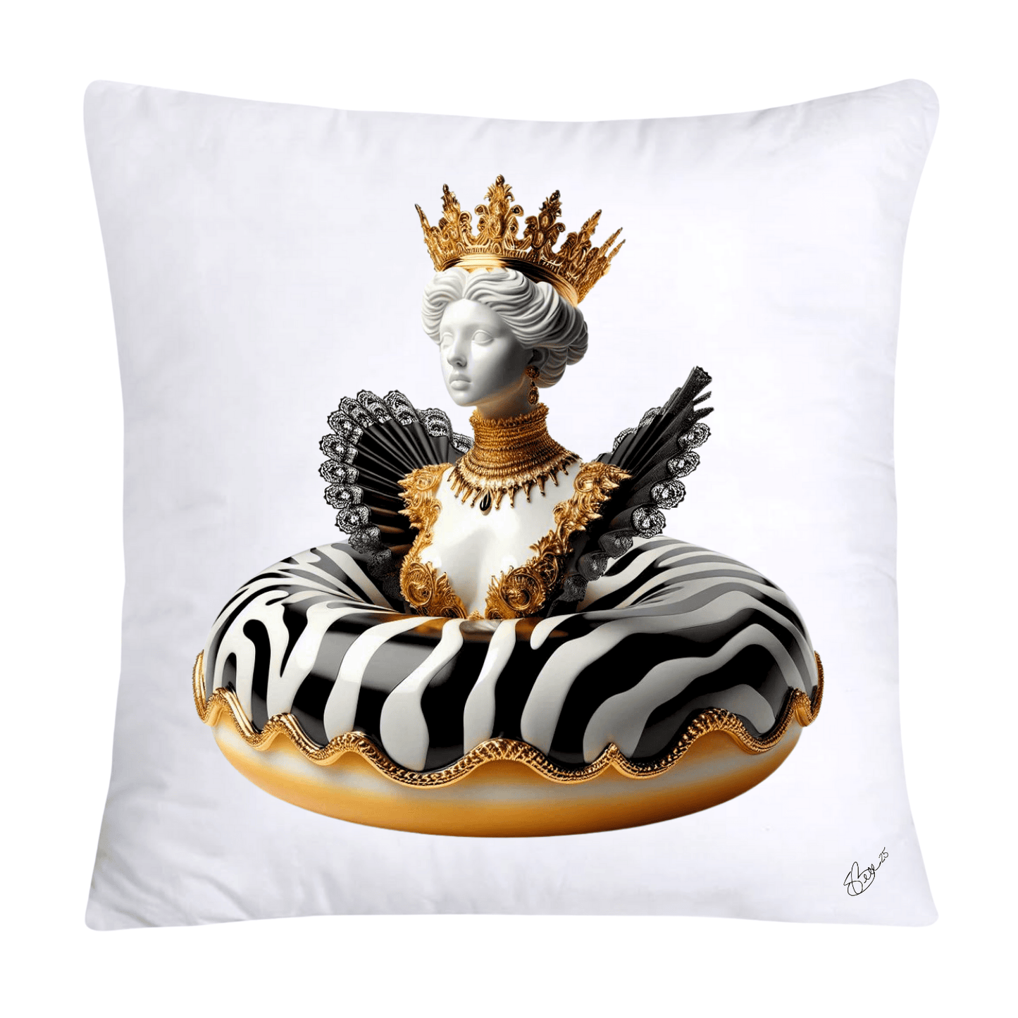 Wild and Royal Animal Print Donut 18x18 Pillow Covers-2030