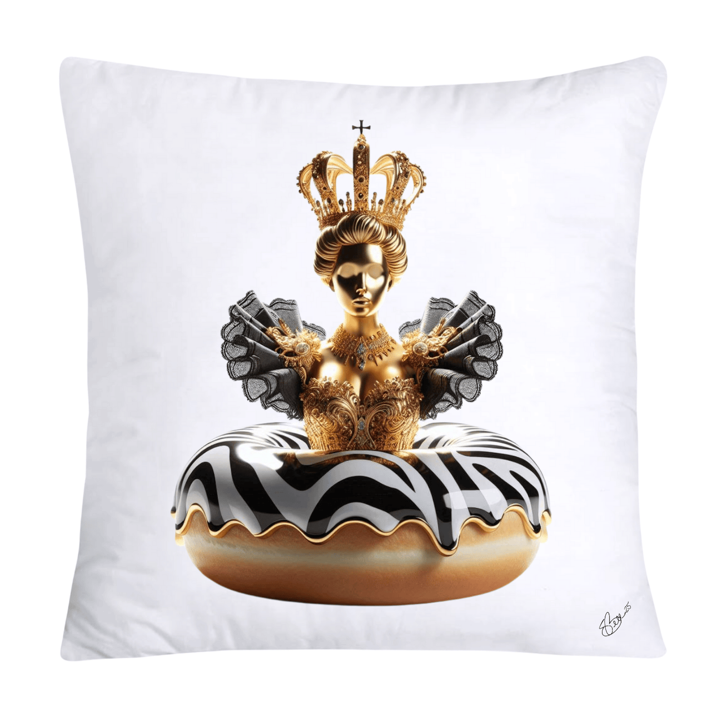 Wild and Royal Animal Print Donut 18x18 Pillow Covers-2032