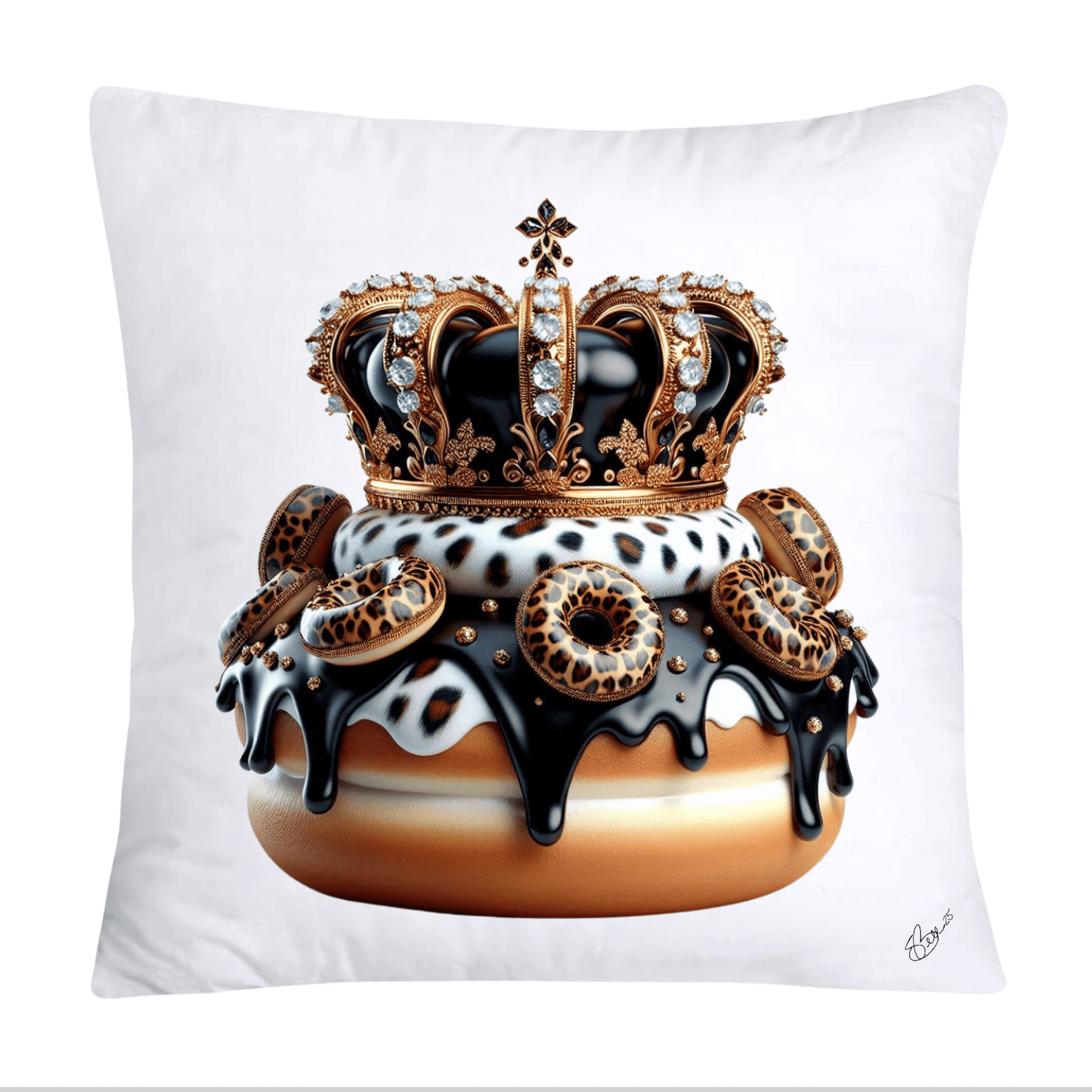 Wild and Royal Animal Print Donut Pillow Covers-2075