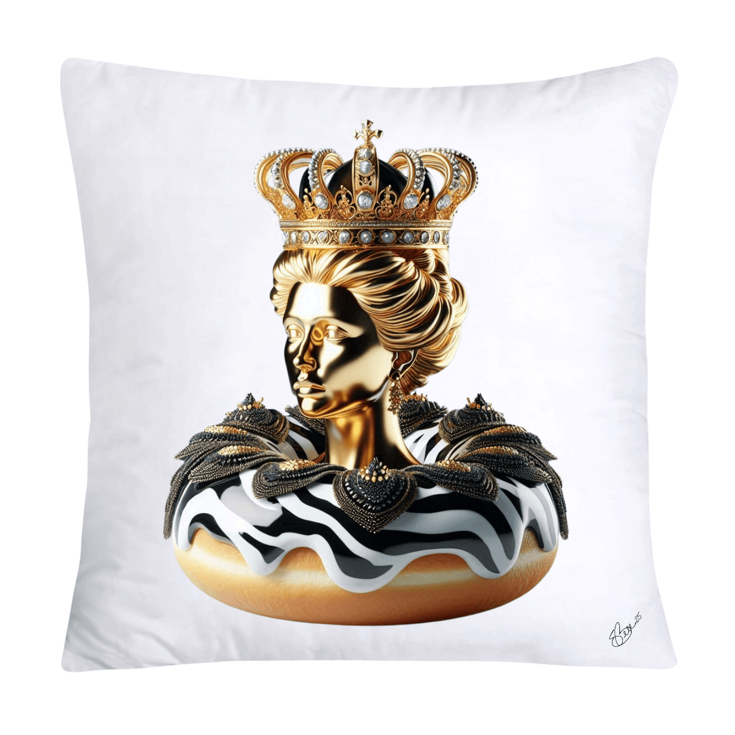 Wild and Royal Animal Print Donut 18x18 Pillow Covers-2058