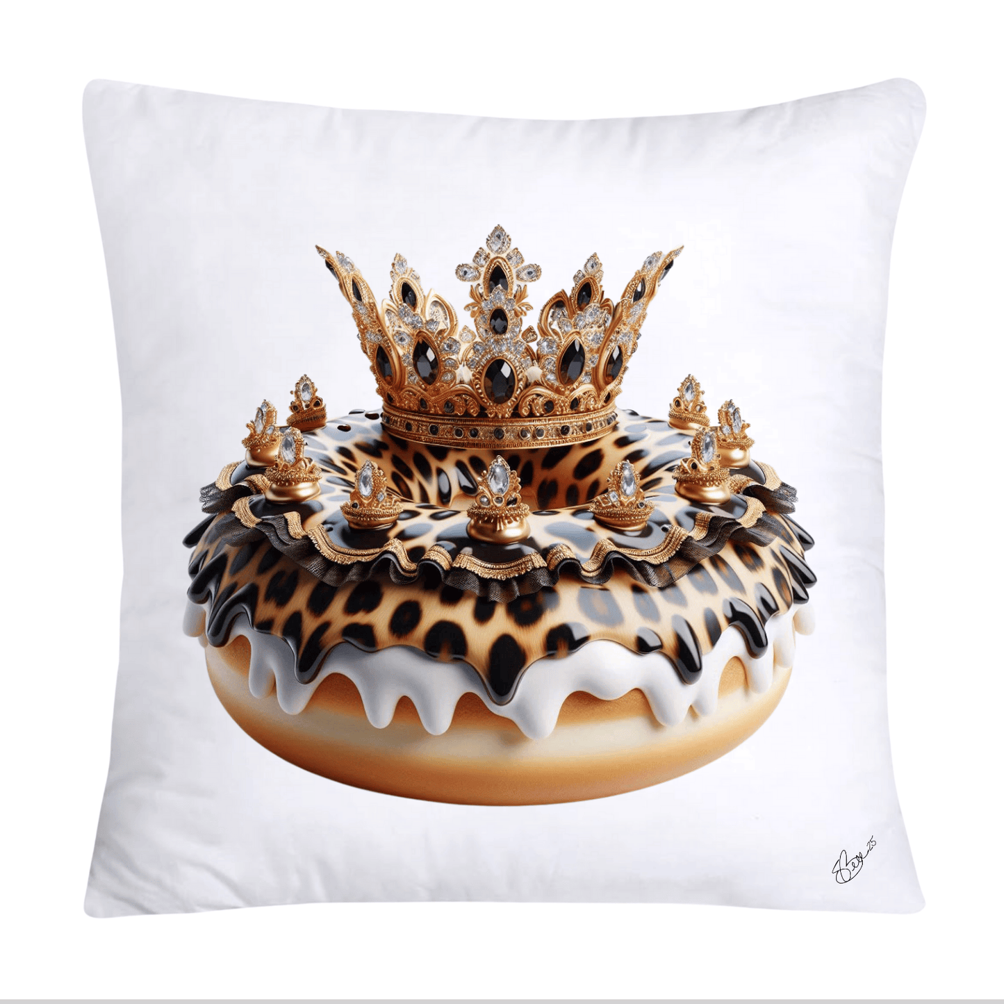 Wild and Royal Animal Print Donut Pillow Covers-2071
