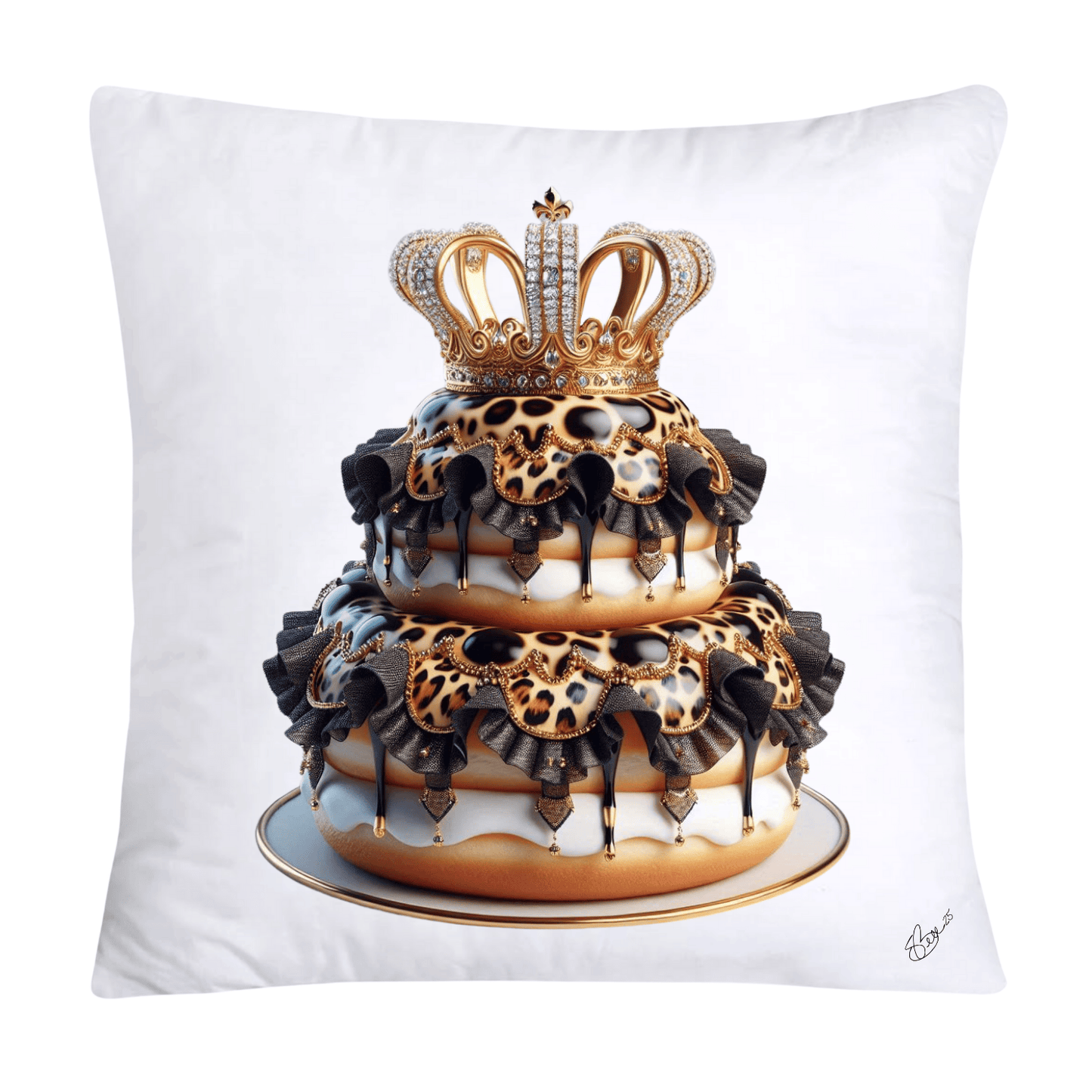 Wild and Royal Animal Print Donut Pillow Covers-2078