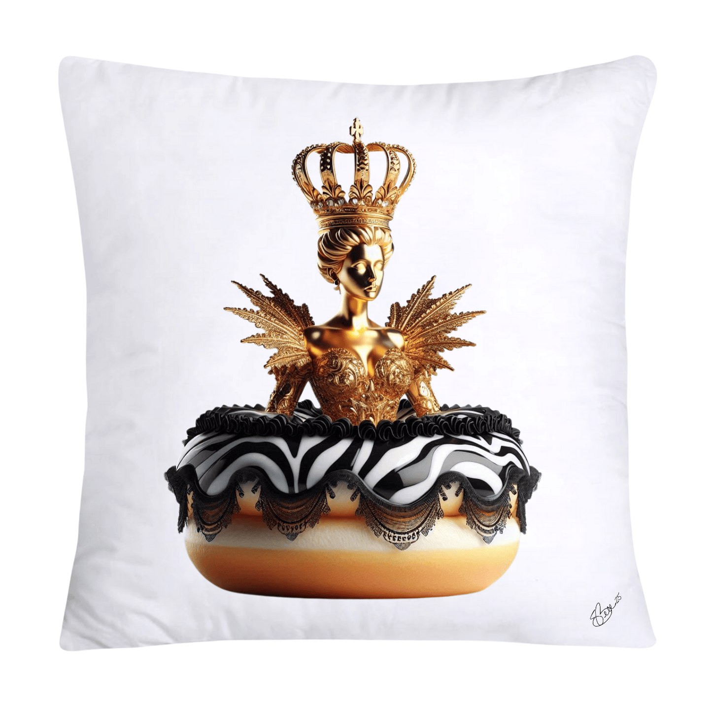 Wild and Royal Animal Print Donut 18x18 Pillow Covers-2040