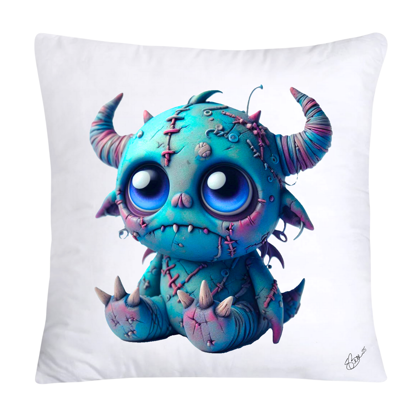 Monster Botched Babies “BLUE TOE” - Monster Pillow Covers - 2870