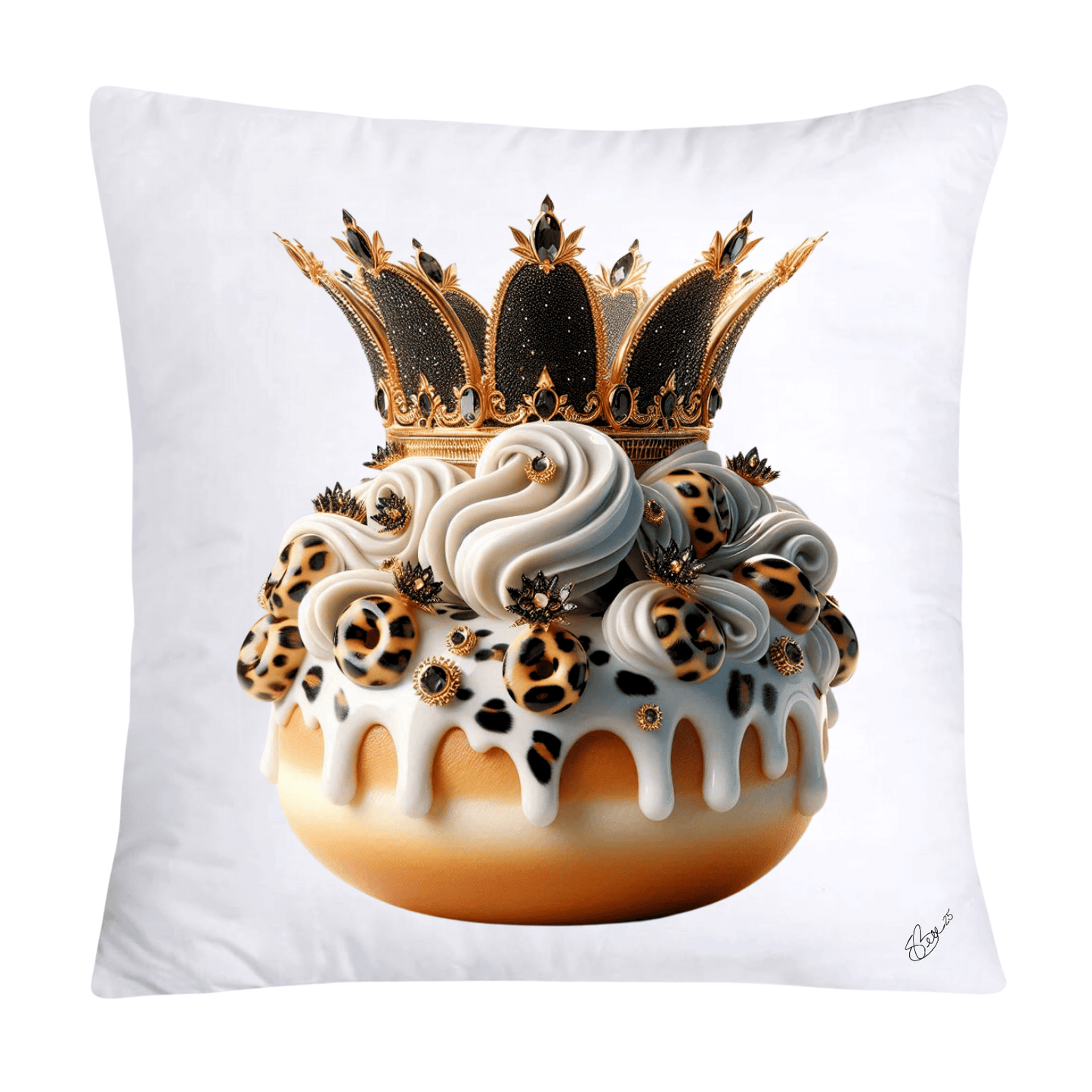 Wild and Royal Animal Print Donut Pillow Covers-2079
