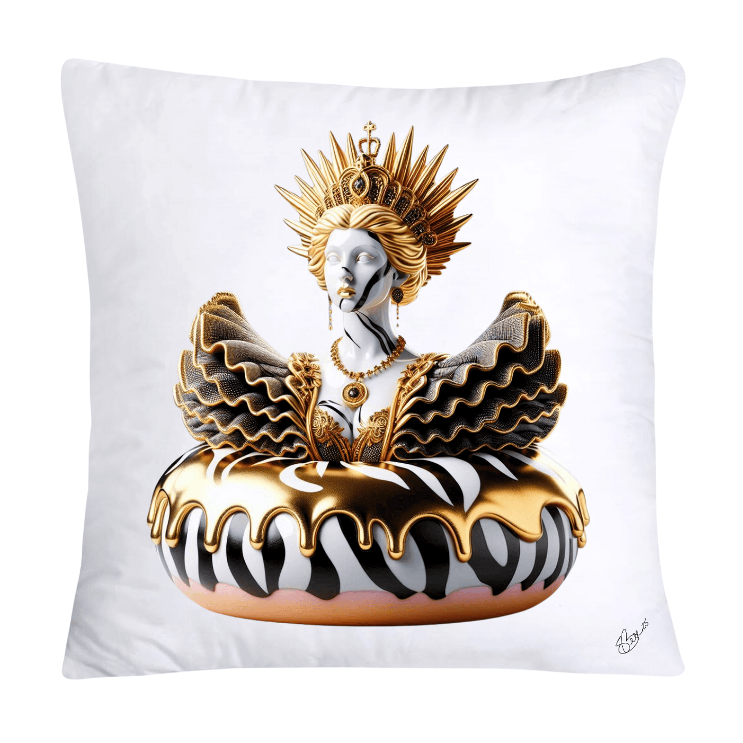 Wild and Royal Animal Print Donut 18x18 Pillow Covers-2029