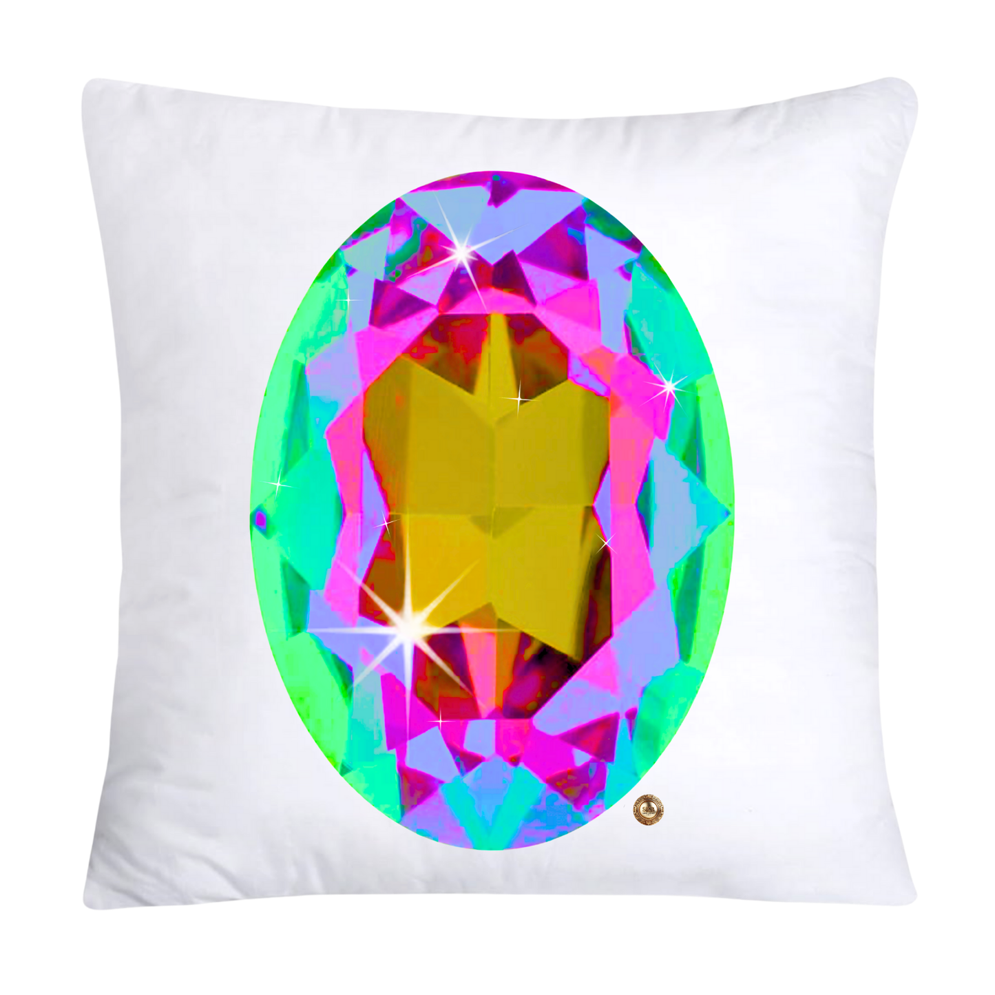 Sparkling Diamonds and Gemstone Pillow Covers-488