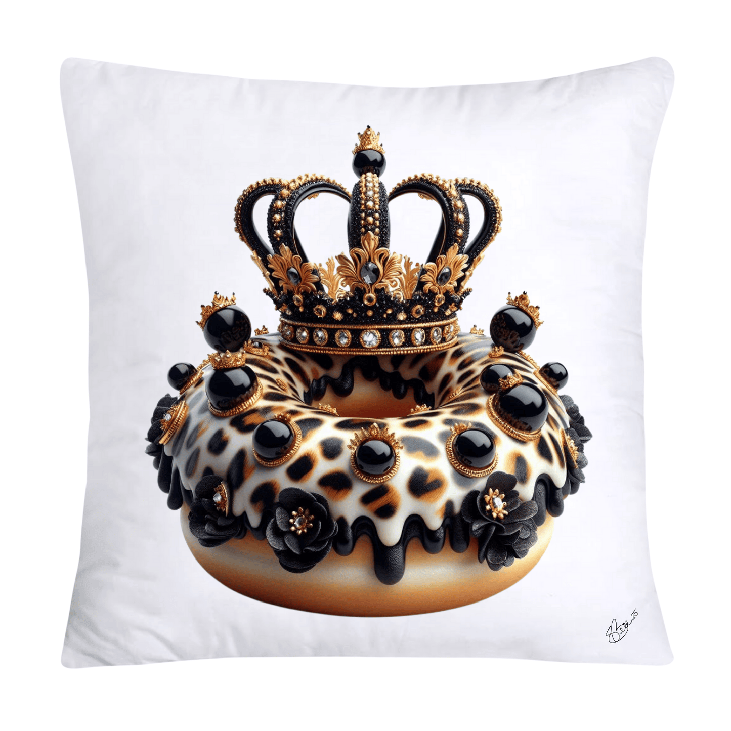 Wild and Royal Animal Print Donut Pillow Covers-2067