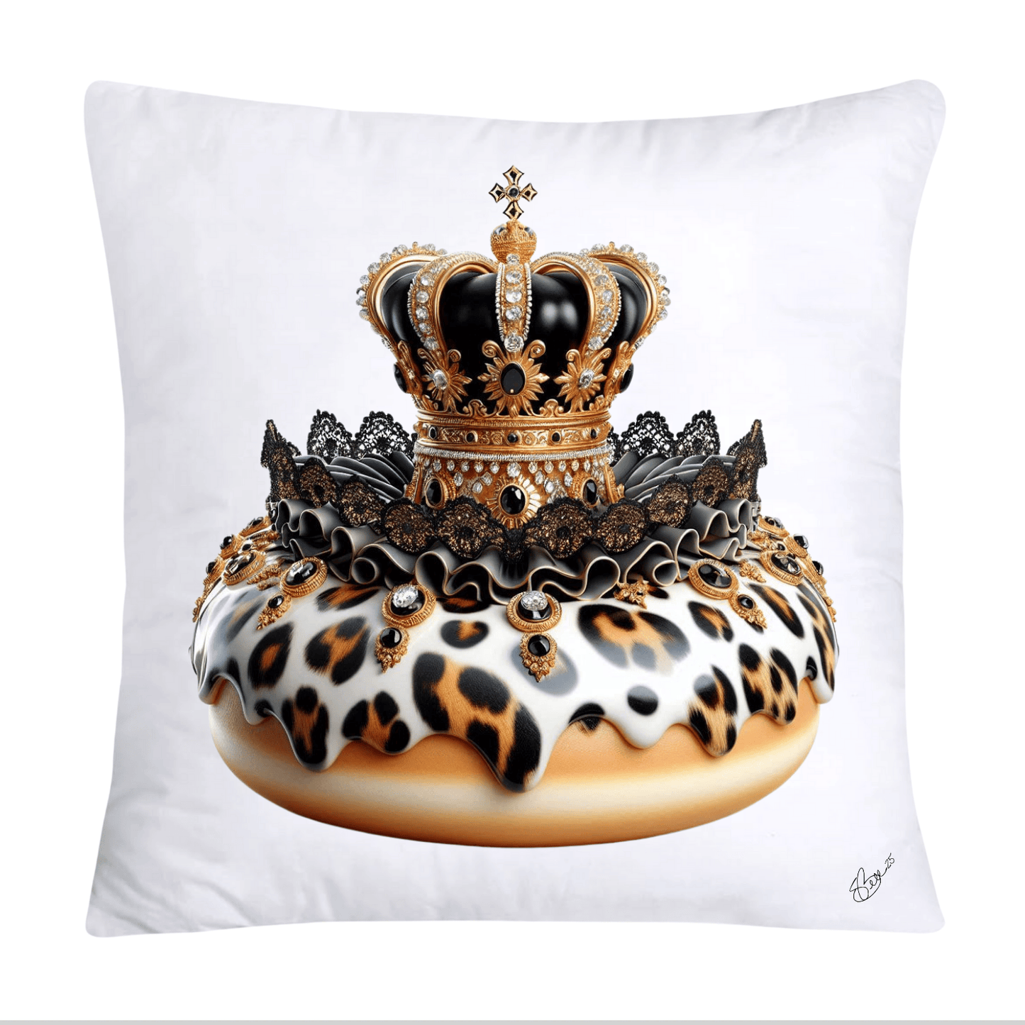Wild and Royal Animal Print Donut Pillow Covers-2072