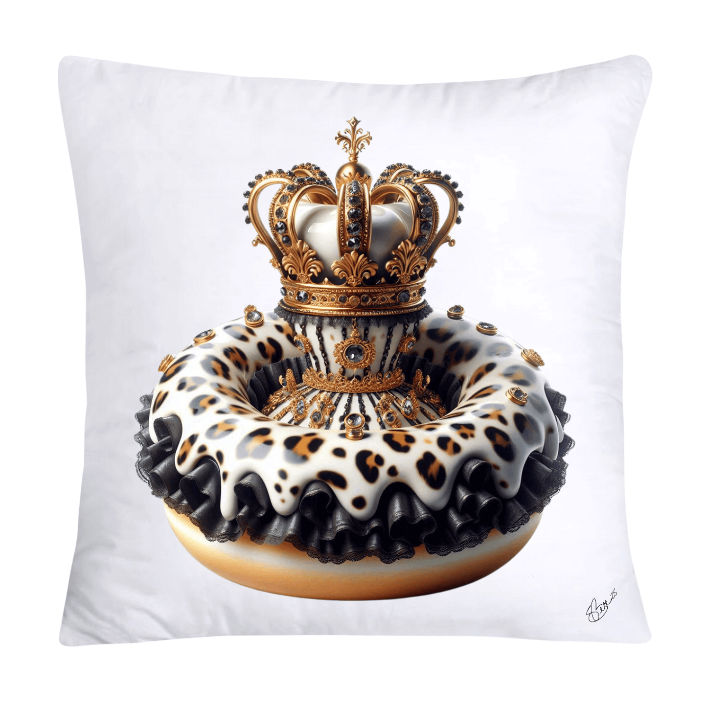 Wild and Royal Animal Print Donut Pillow Covers-2066