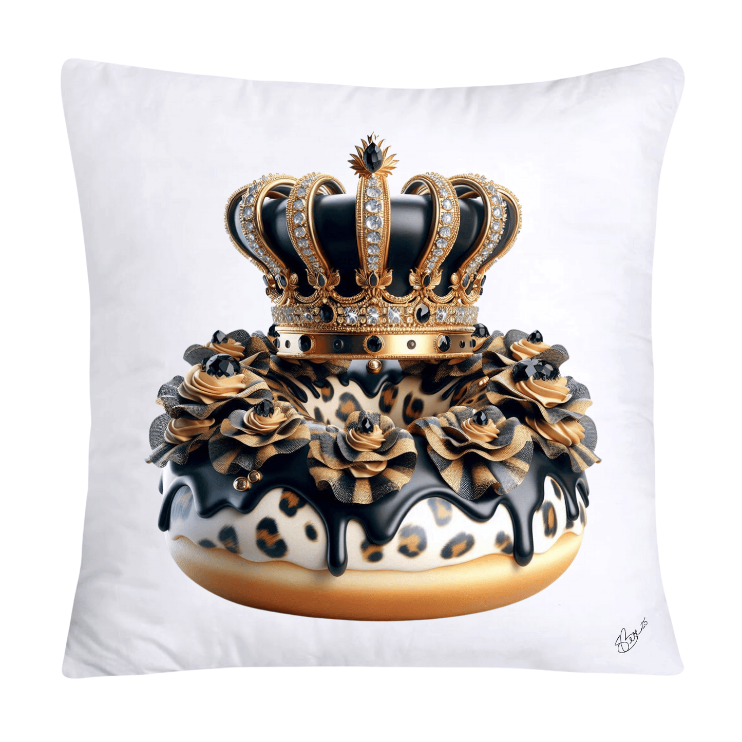 Wild and Royal Animal Print Donut Pillow Covers-2080