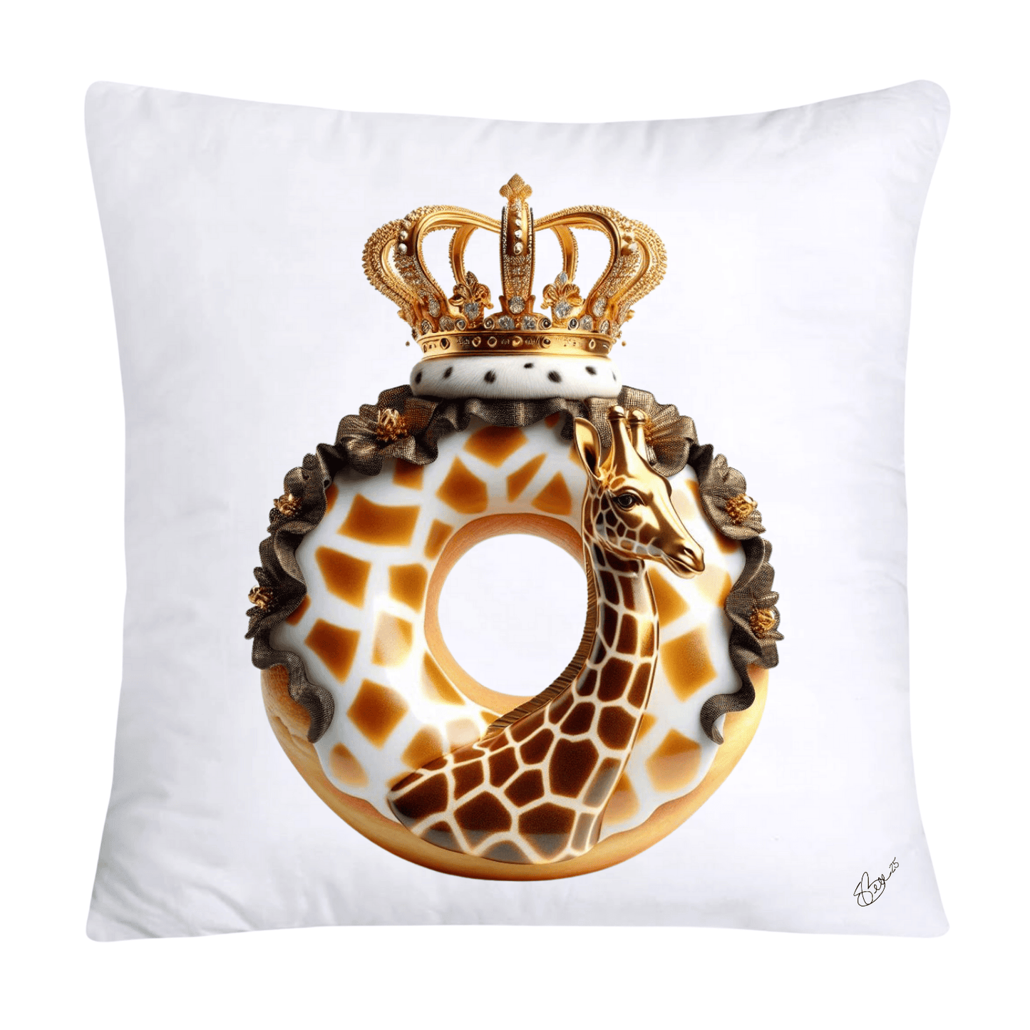 Wild and Royal Animal Print Donut Pillow Covers-2064