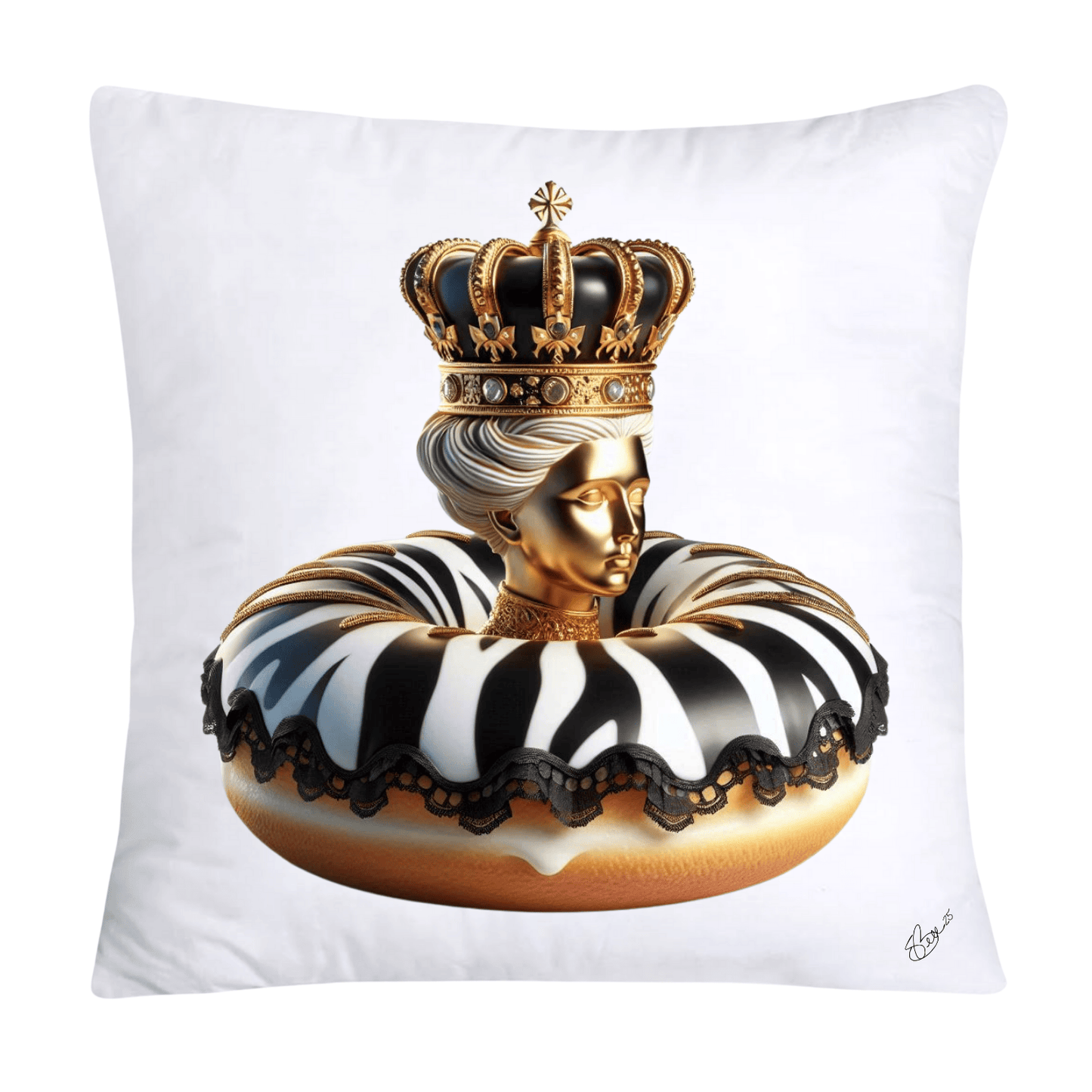 Wild and Royal Animal Print Donut 18x18 Pillow Covers-2060