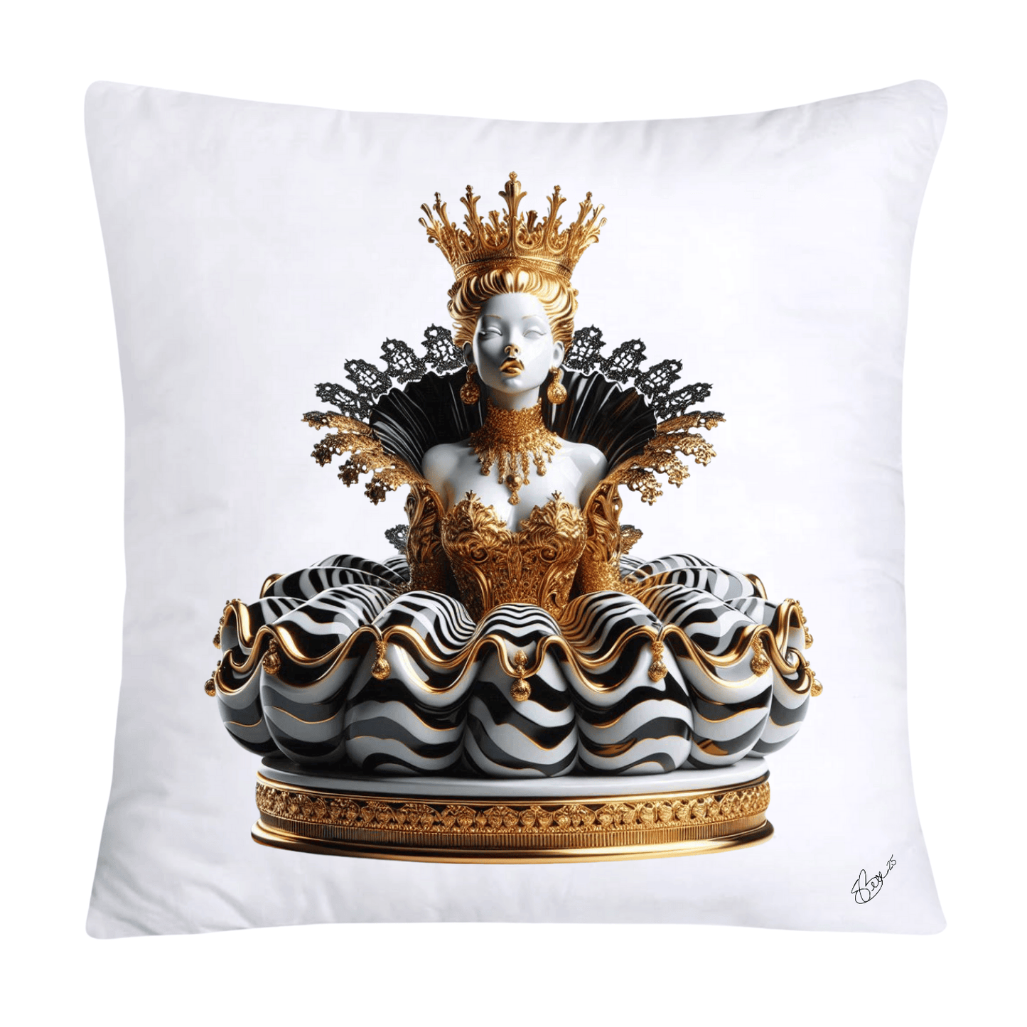 Wild and Royal Animal Print Donut 18x18 Pillow Covers-2045