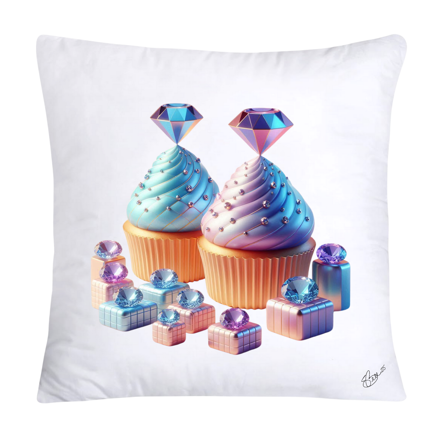 Pastel Cupcake and Candy Pillow Covers-1421